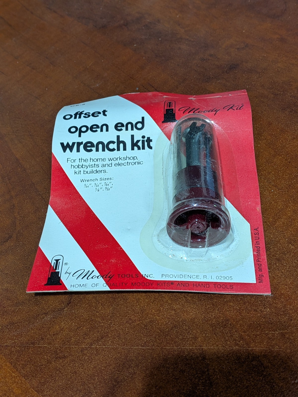 Moody Tools Inc. - #OE-5 - Offset Open End Wrench Kit - NOS
