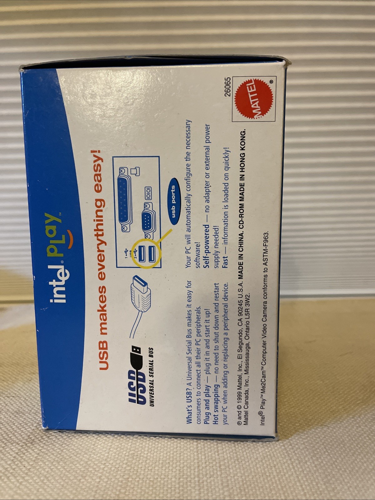 Genuine Mattel Intel Play Me2Cam Computer Video Camera **READ**