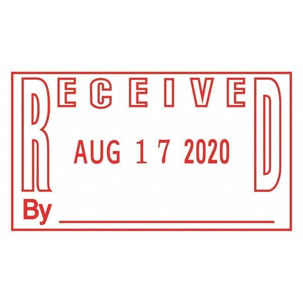 2000 Plus 011092 Self-Inking Received And Date Stamp
