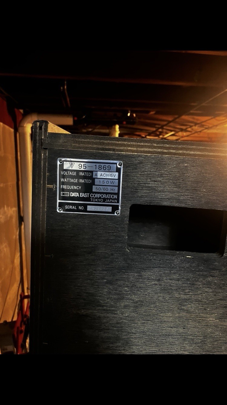Vintage Arcade Game Lock N Chase