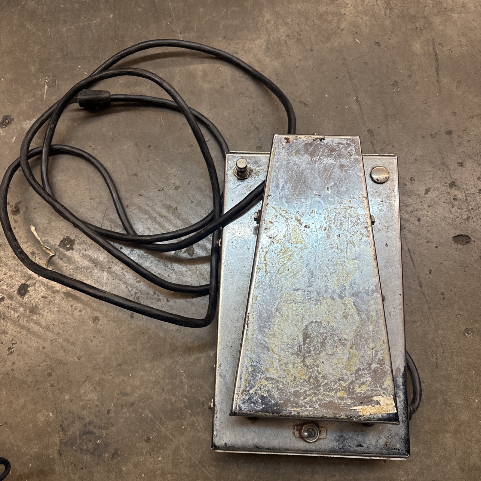 Parts AS IS VTG Morley Power Wah Boost PWB Guitar Pedal Chrome USA 1970's Untest