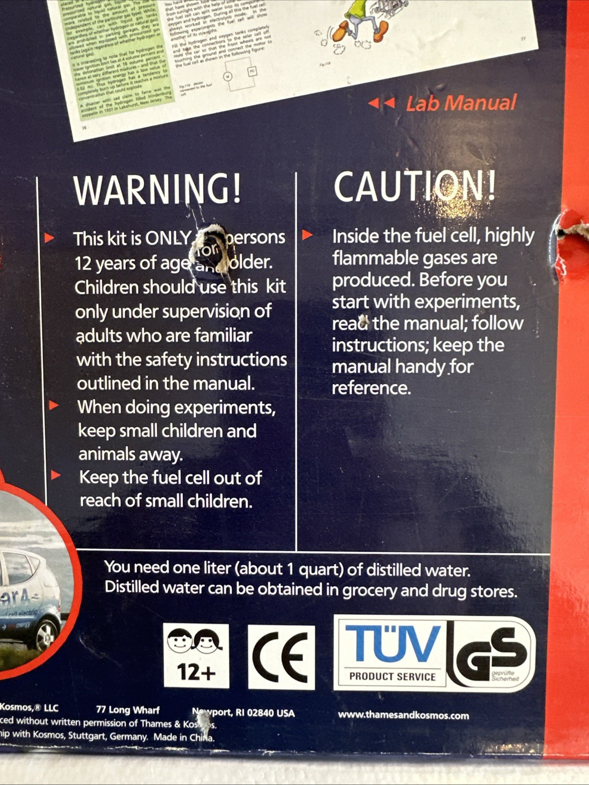 Thames & Kosmos Fuel Cell Car & Experiment Kit – Open Box (Inner Kit Sealed)