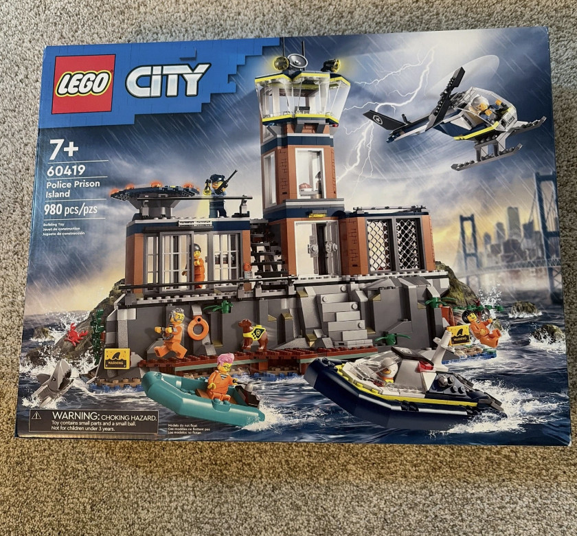 [BIG SALE] LEGO 60419 Police Prison Island Building Toy