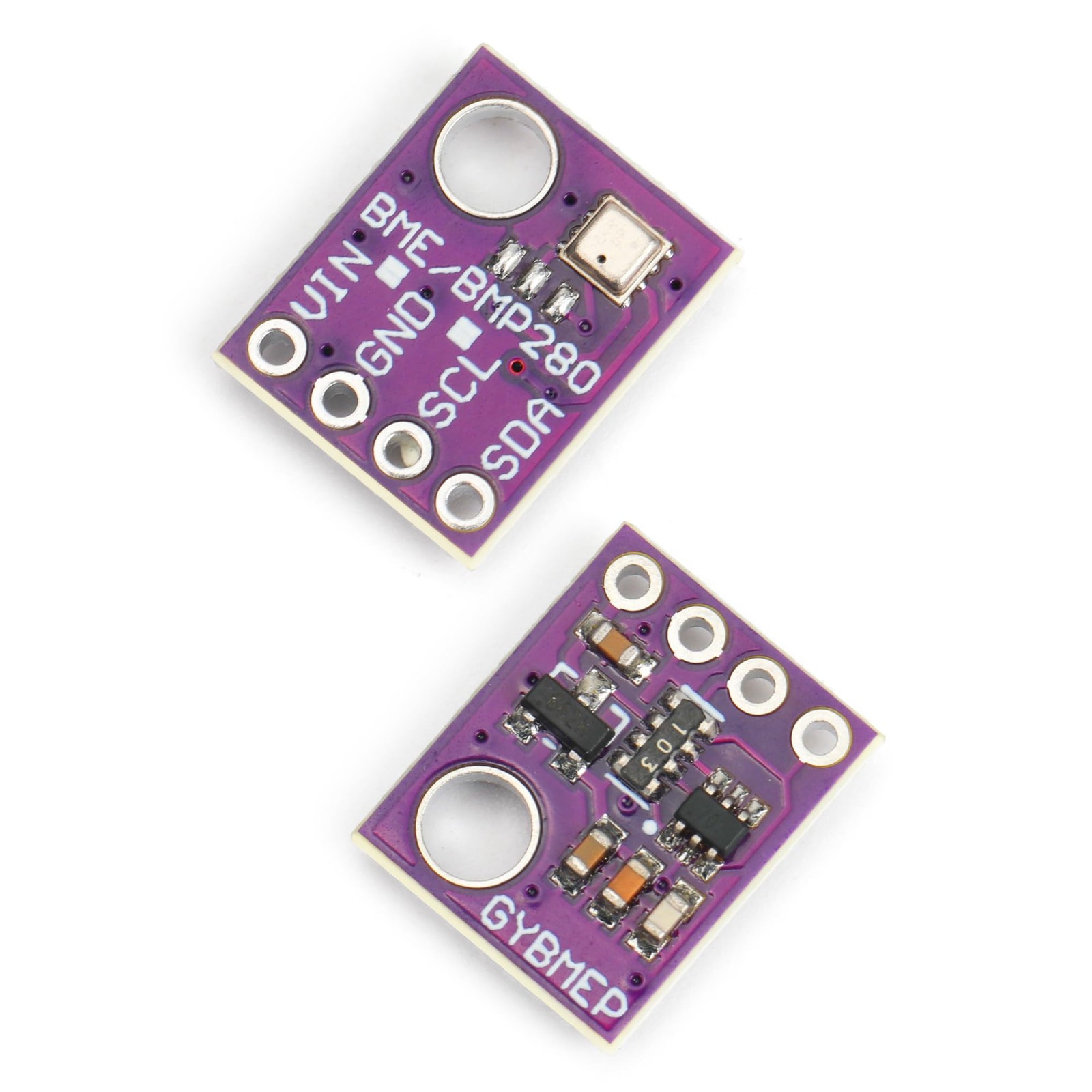 2 PCS BME280 5V Sensor Module Atmospheric Pressure Temp Humidity I2C