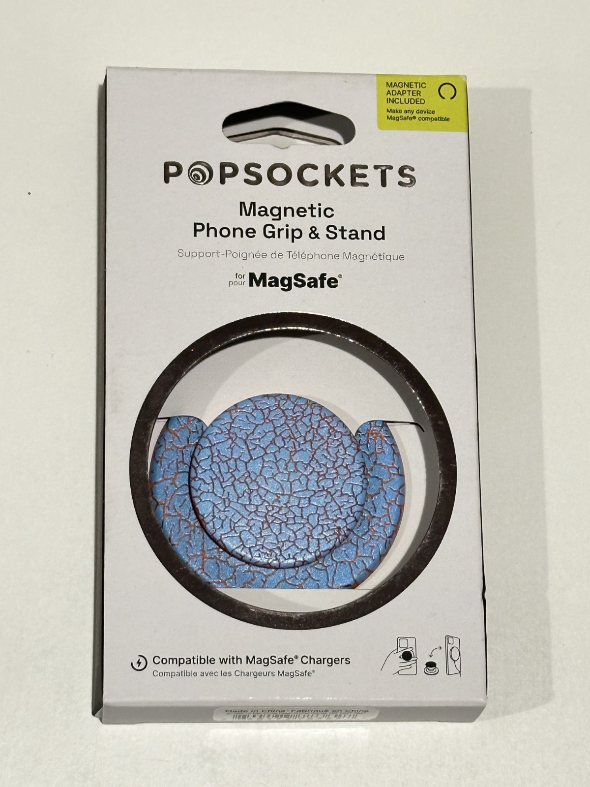 PopSockets Magnetic MagSafe Phone Grip & Stand for iPhone - Crackle Denali