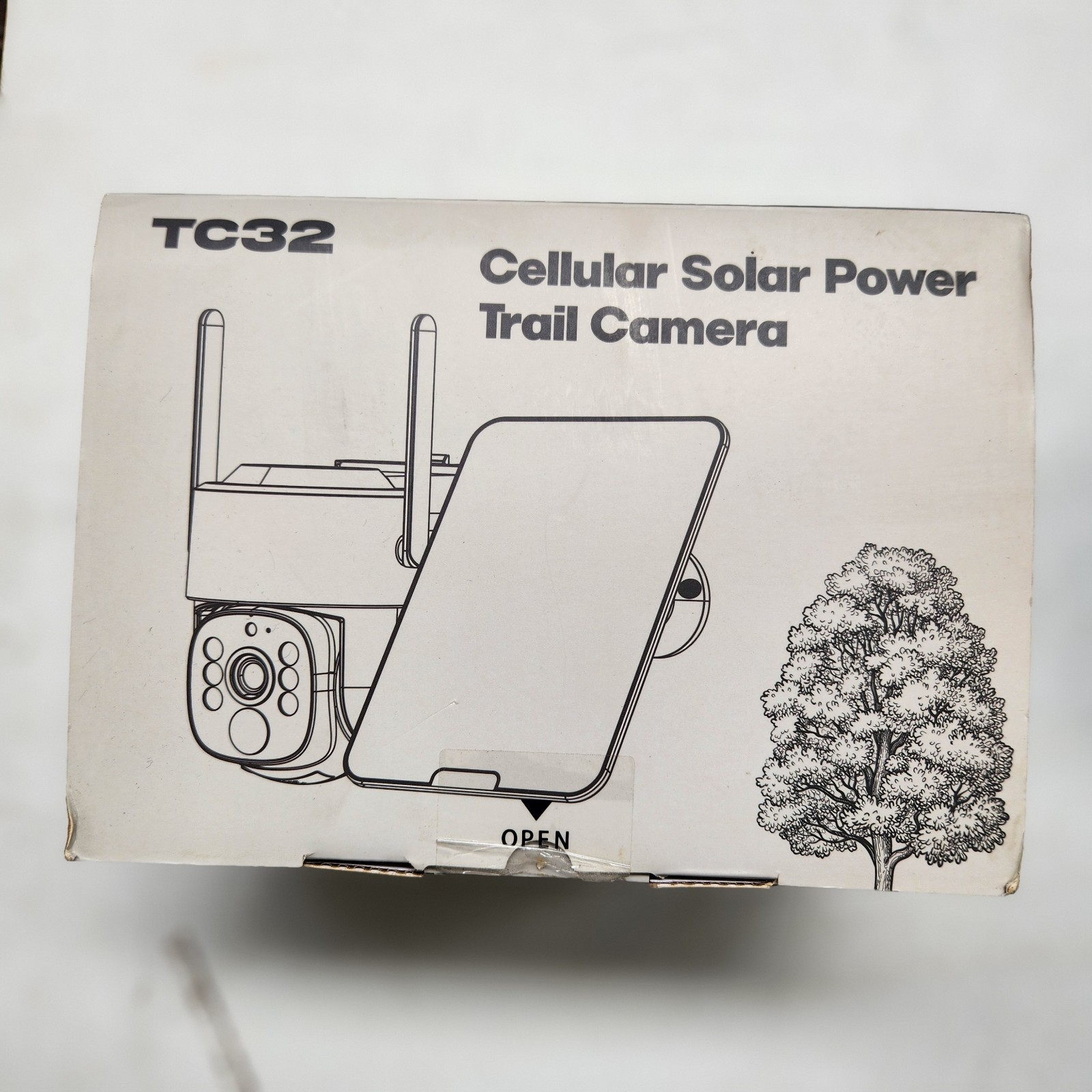 ✅4G LTE Cellular Trail Camera Solar Powered Cam 360° Live View Night Vision SIM