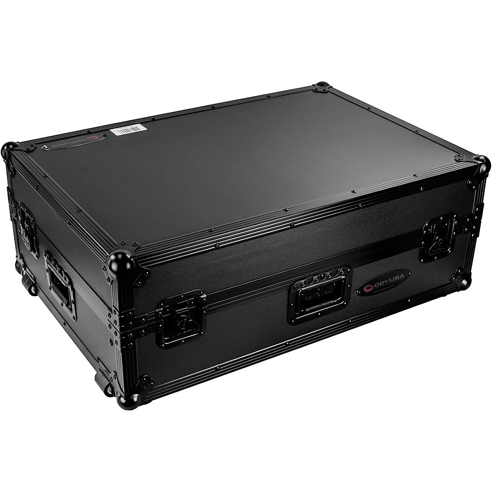 Odyssey Denon Prime 4 Black Flight Case With Glide Platform Black