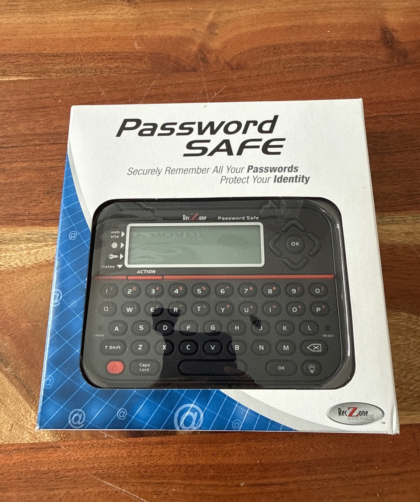 New Password Keeper Safe Vault Password Organizer RecZone Model 595 - NEW IN BOX