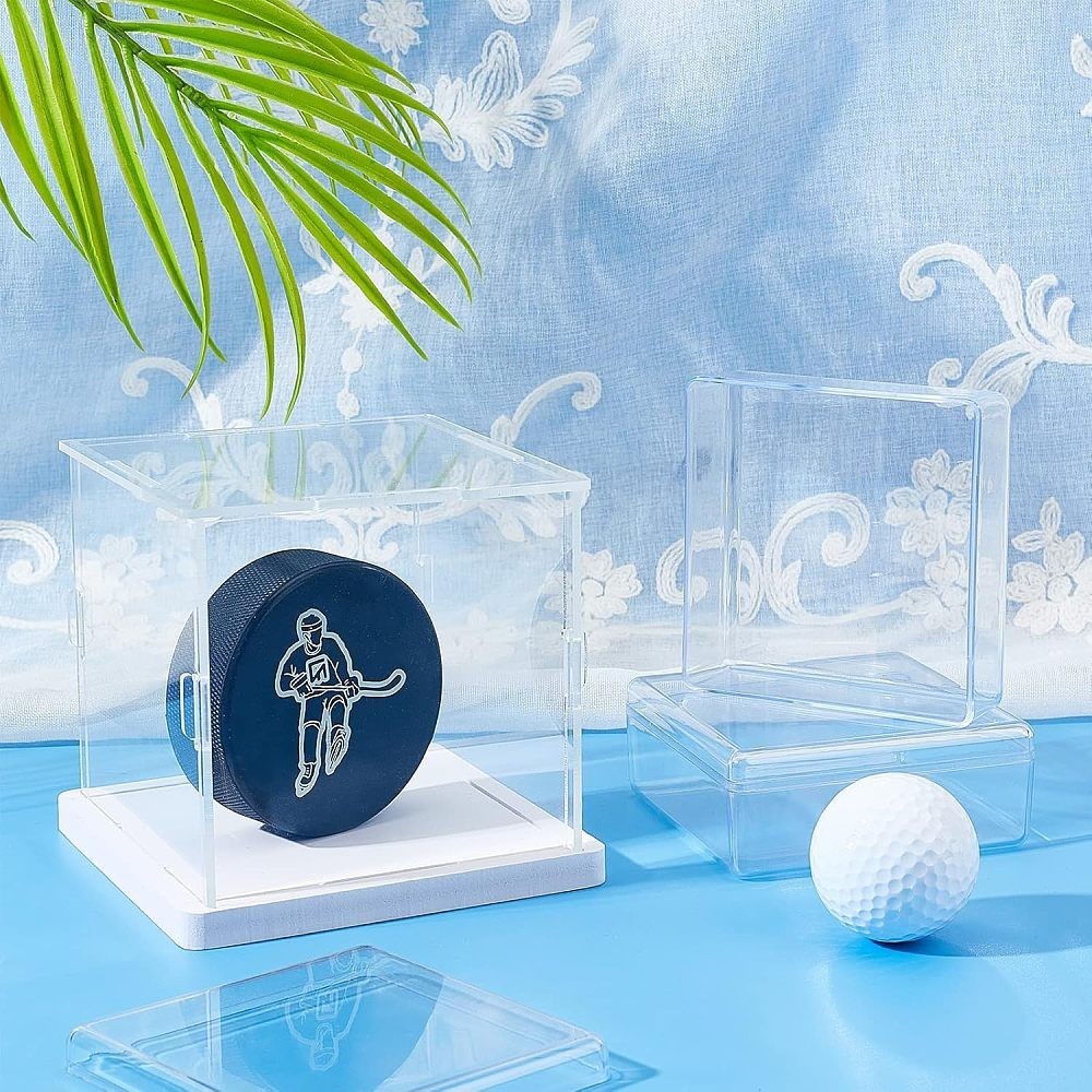 1bag Transparent Acrylic & Plastic Display box for Display Storage box Clear