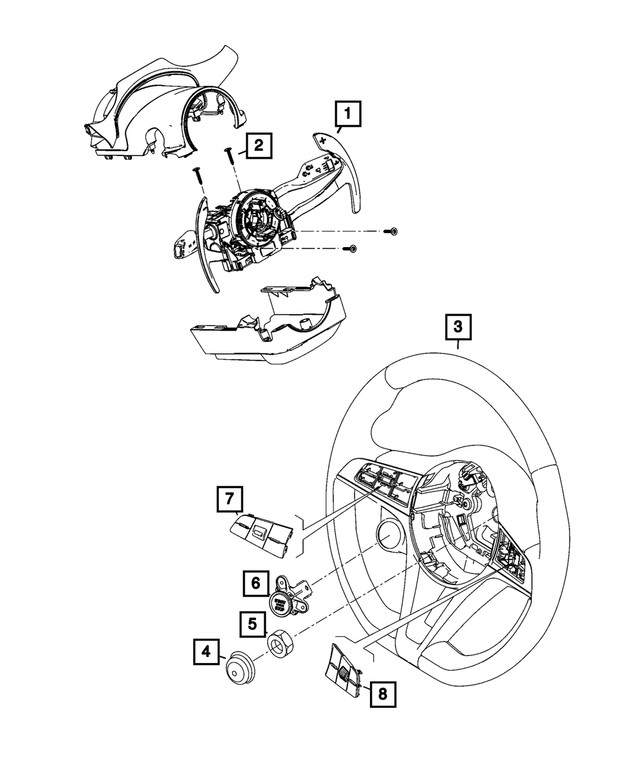 Genuine Mopar Speed Control Switch 7MU53LXHAA