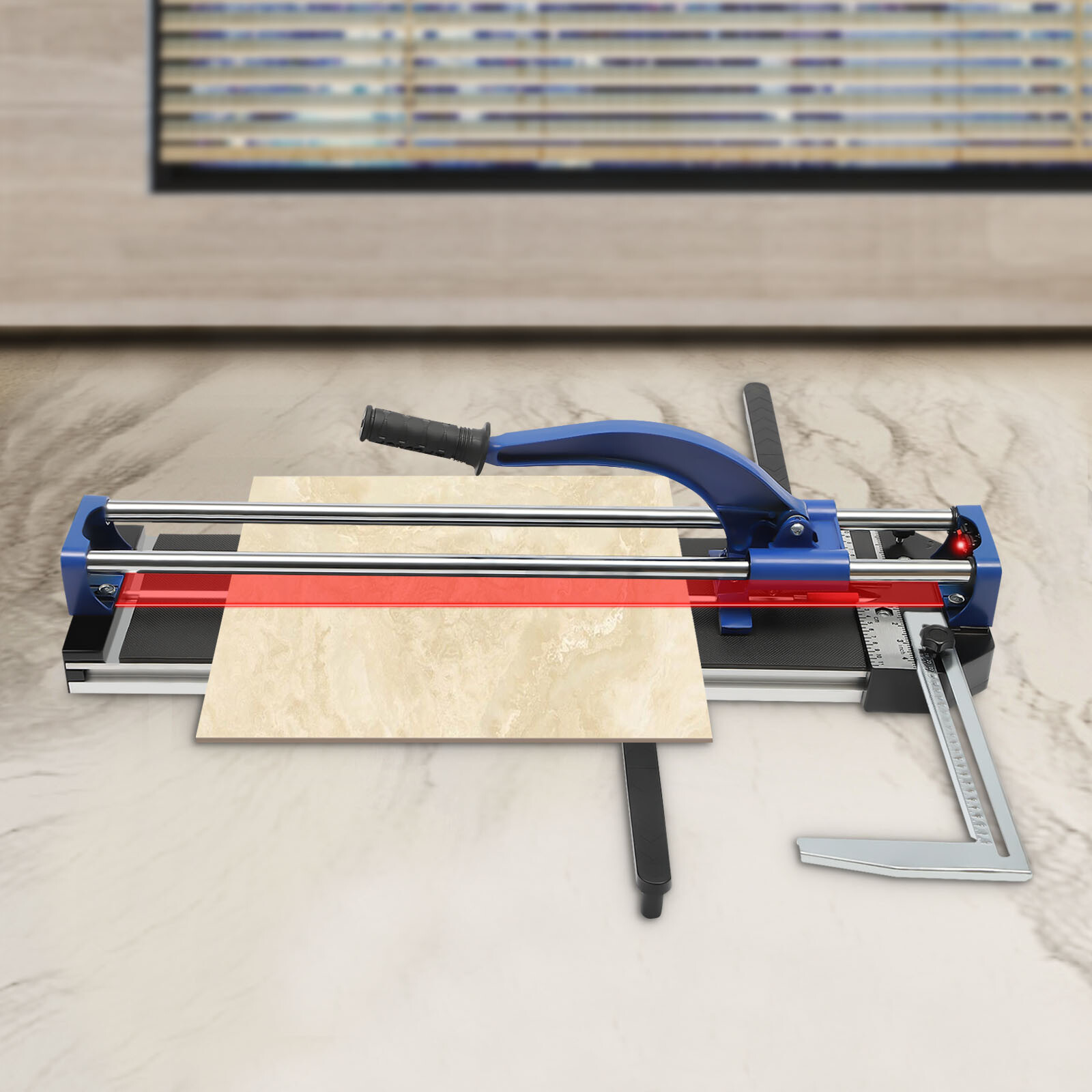24" Manual Tile Cutter Cutting Machine 600mm Precise Industrial Heavy Duty