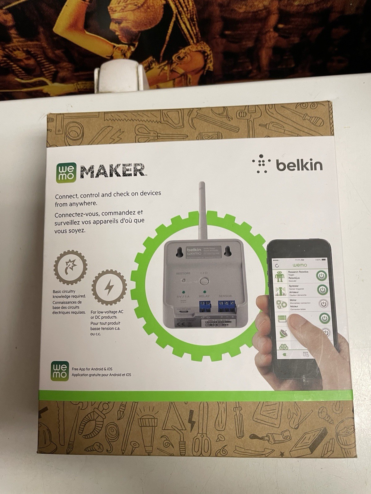 BELKIN WEMO MAKER - SMART WIFI RELAY - NEW
