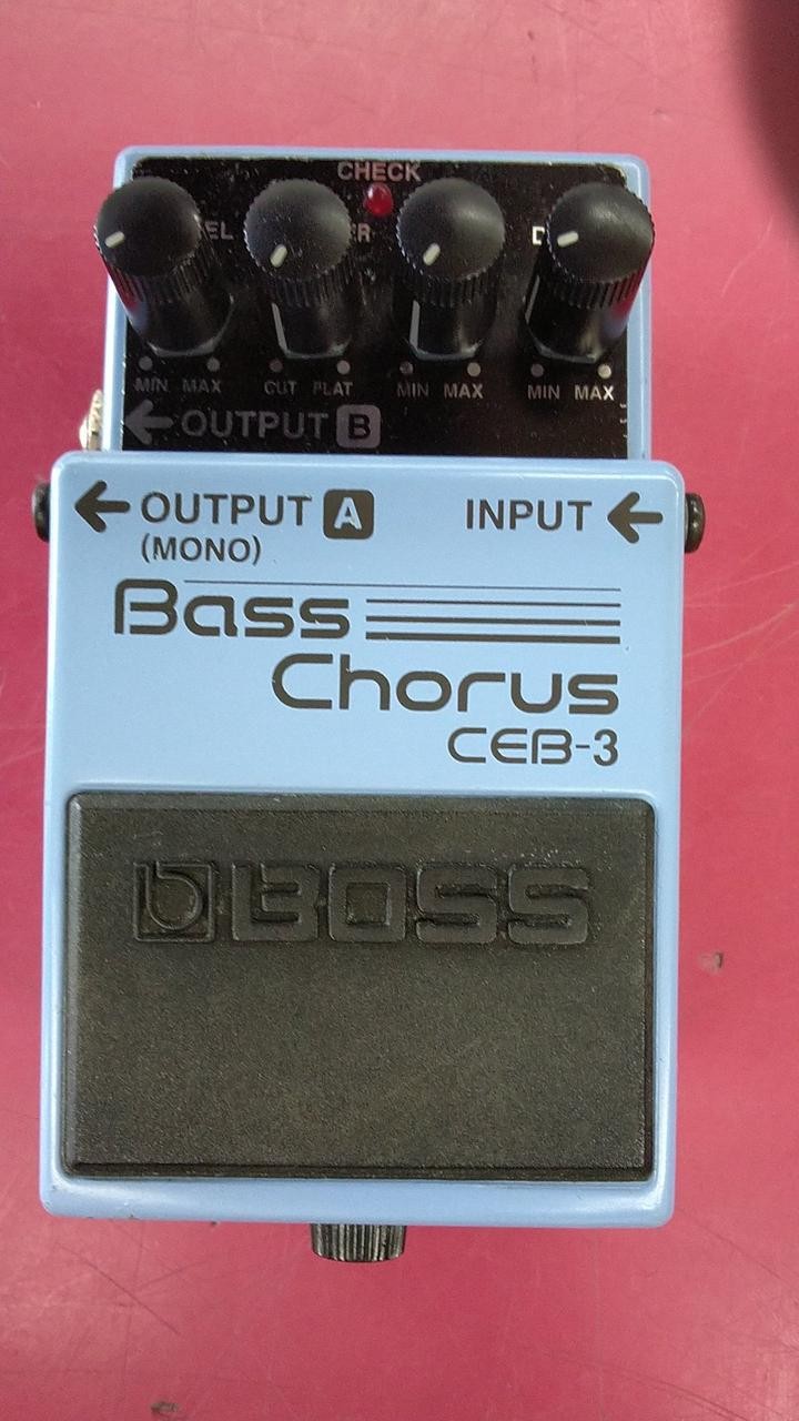 BOSS CEB-3 Bass Chorus Pedal Used Analog Effect Guitar Amp