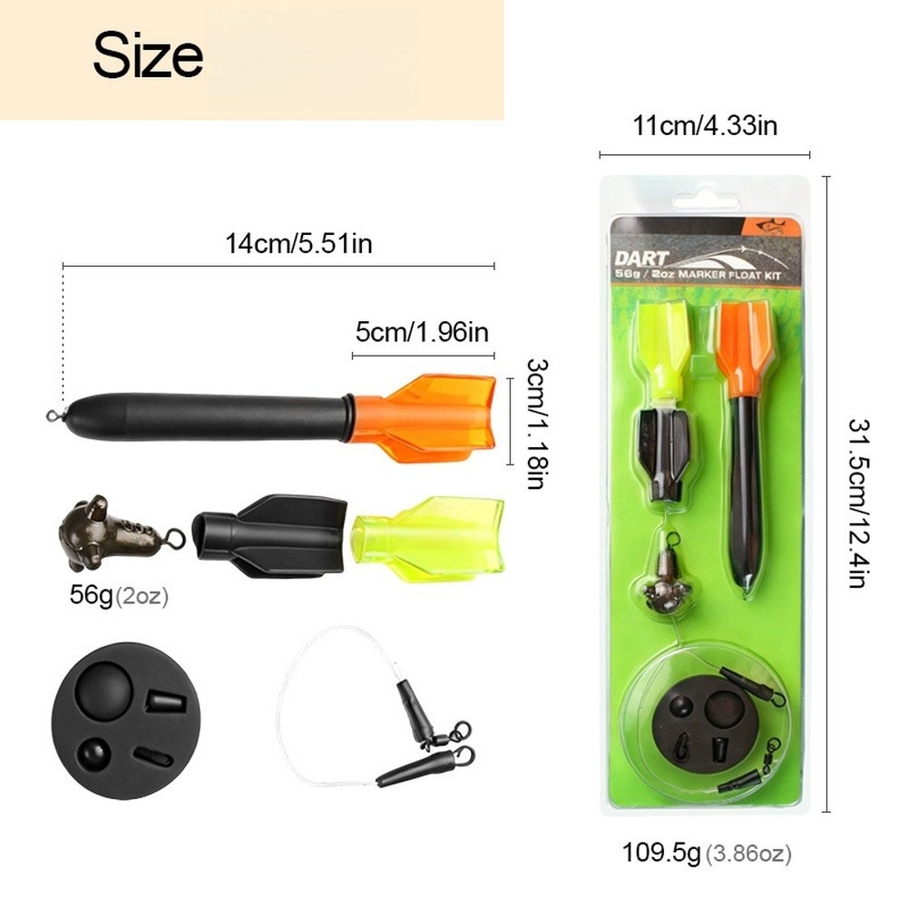 Complete Fishing Marker Float Kit with Anti Collision Beads for Positioning
