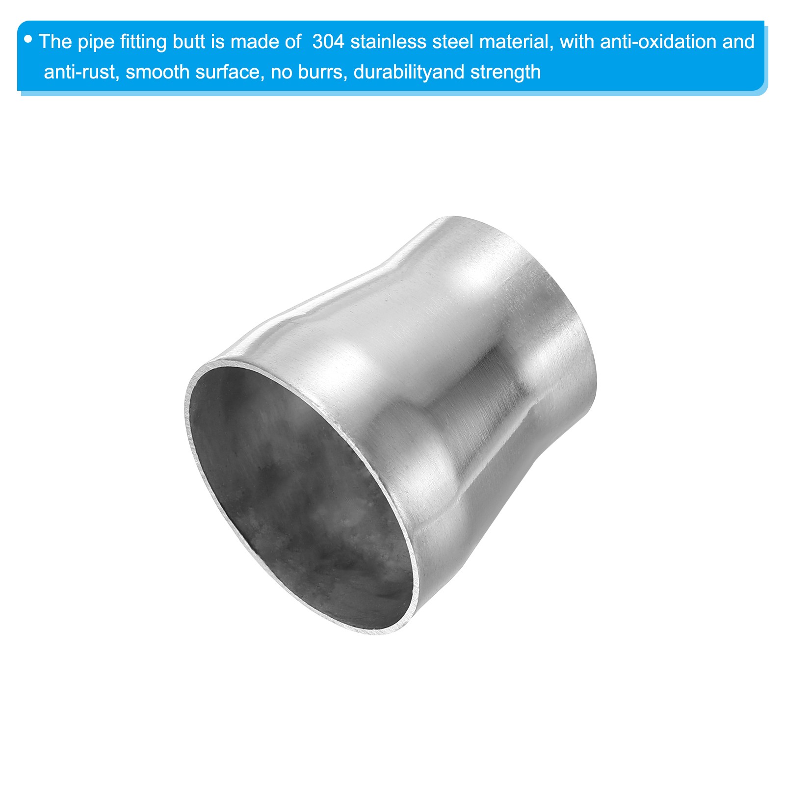 Concentric Reducer, 2 Pack 1" to 1-1/4" HVAC Concentric Reducer and Increaser