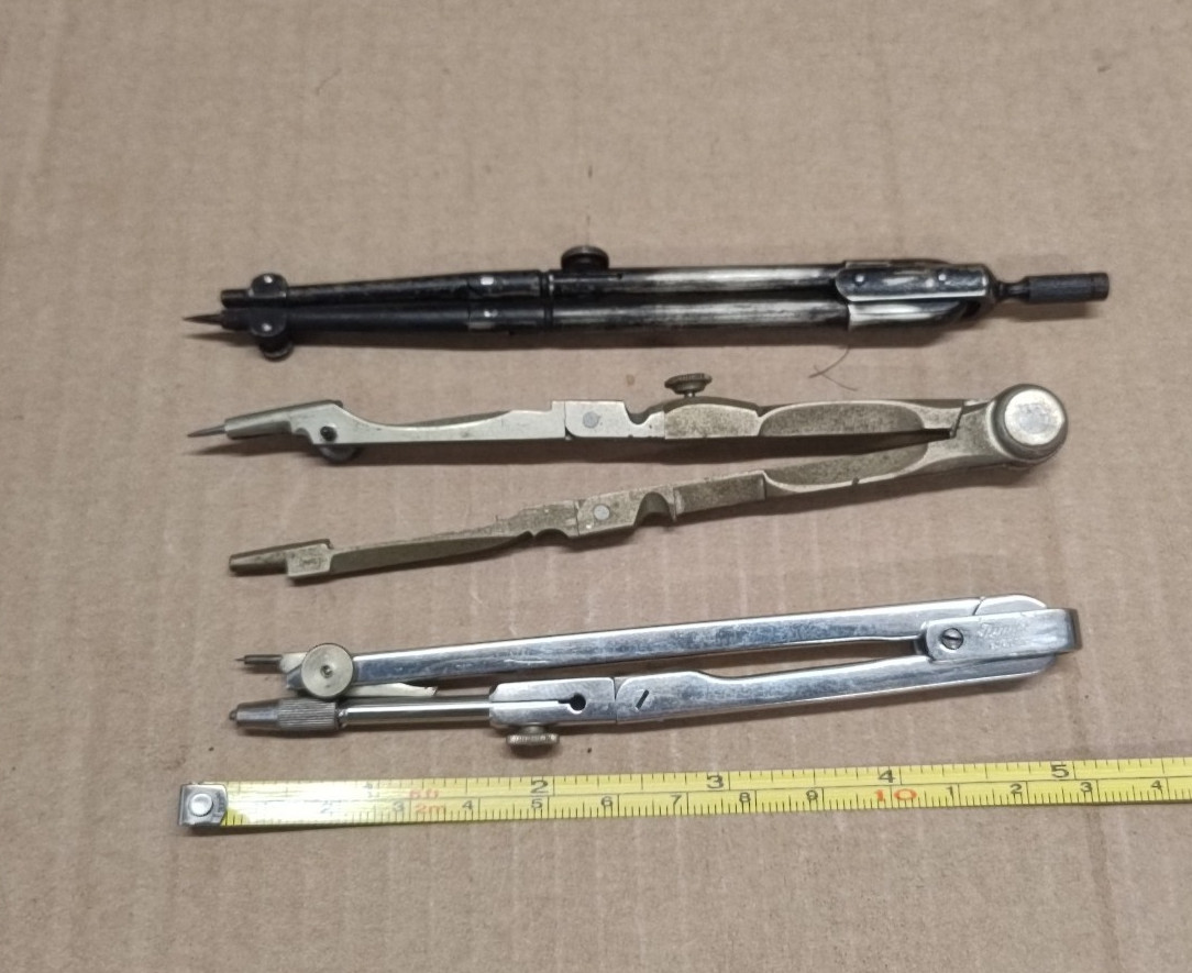 Old Compass Drafting tools Technical Drawing tools ?