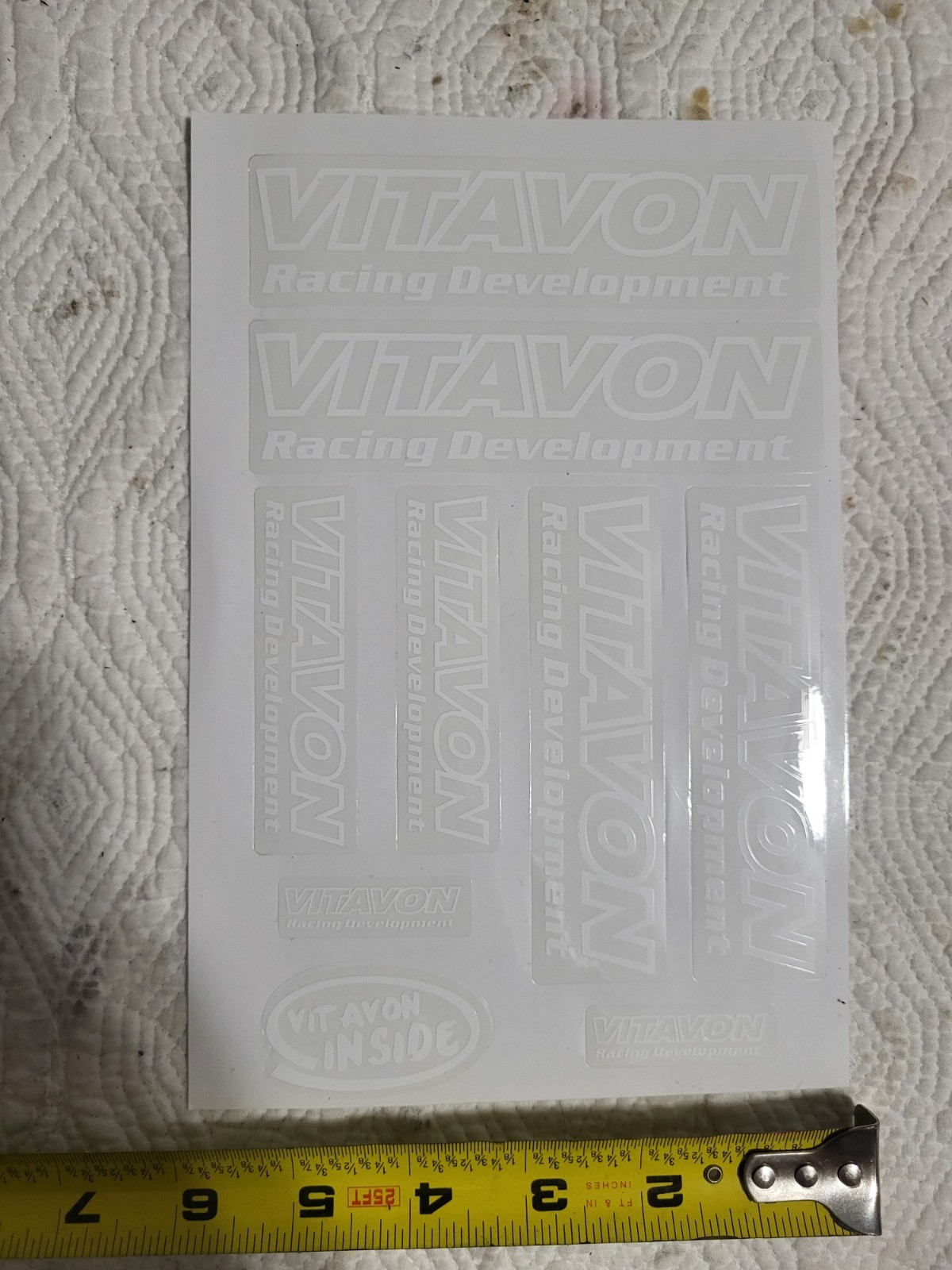 Vitavon RC Decal Sheet