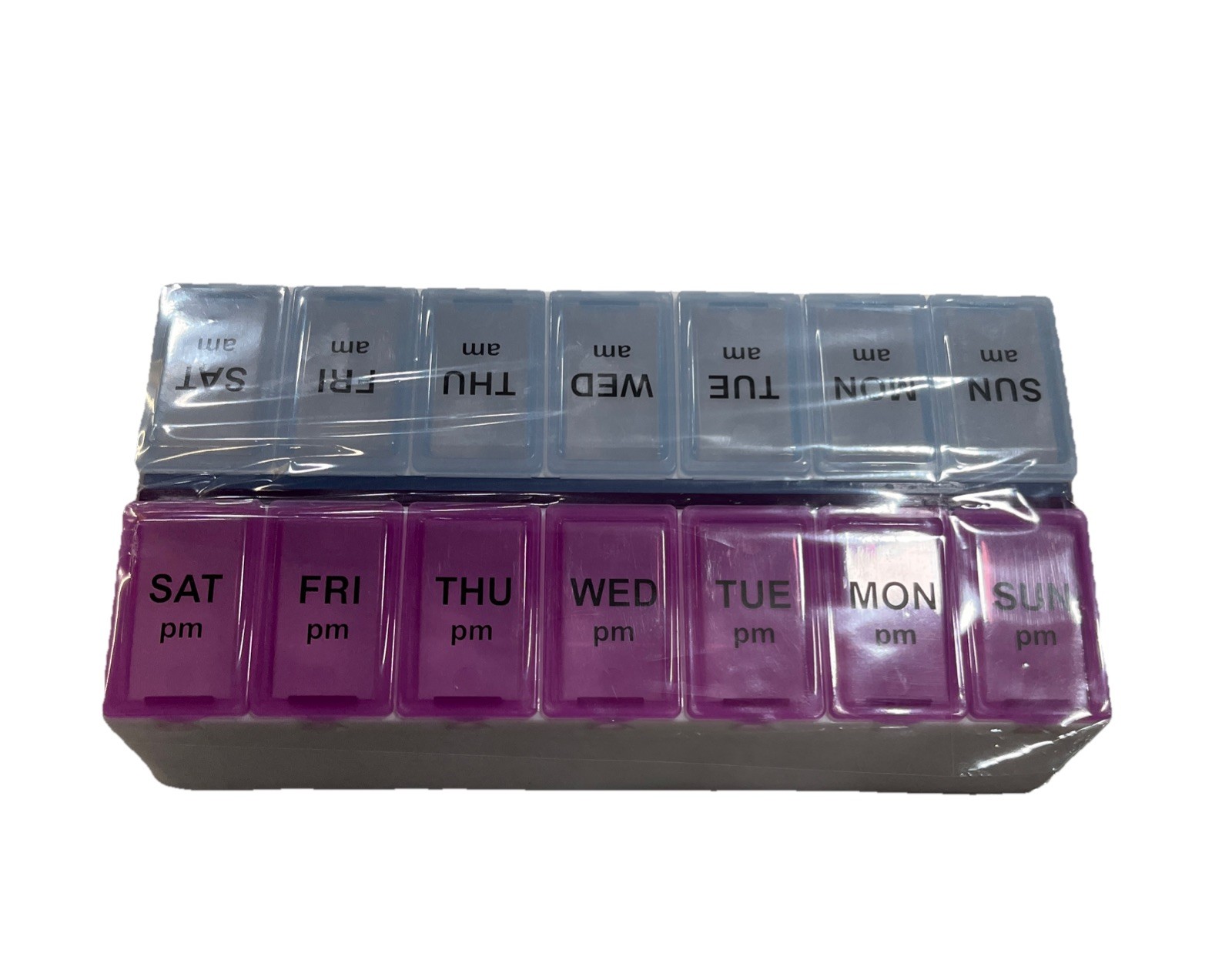 Weekly Portable Travel Pill Cases Box 7 Days For Am And Pm