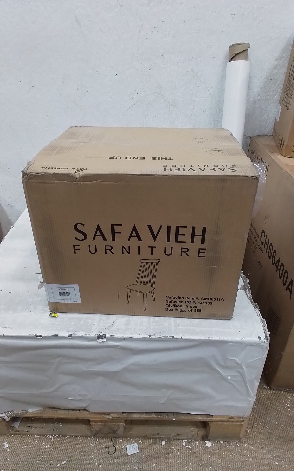 Safavieh BURRIS SIDE CHAIR, Reduced Price 2172732401 AMH8511A