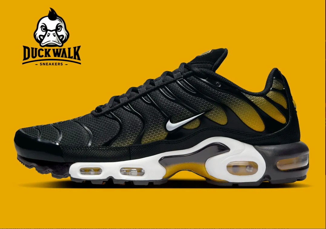 Nike Air Max Plus Black White University Gold "Pittsburgh" DM0032-013 Men's