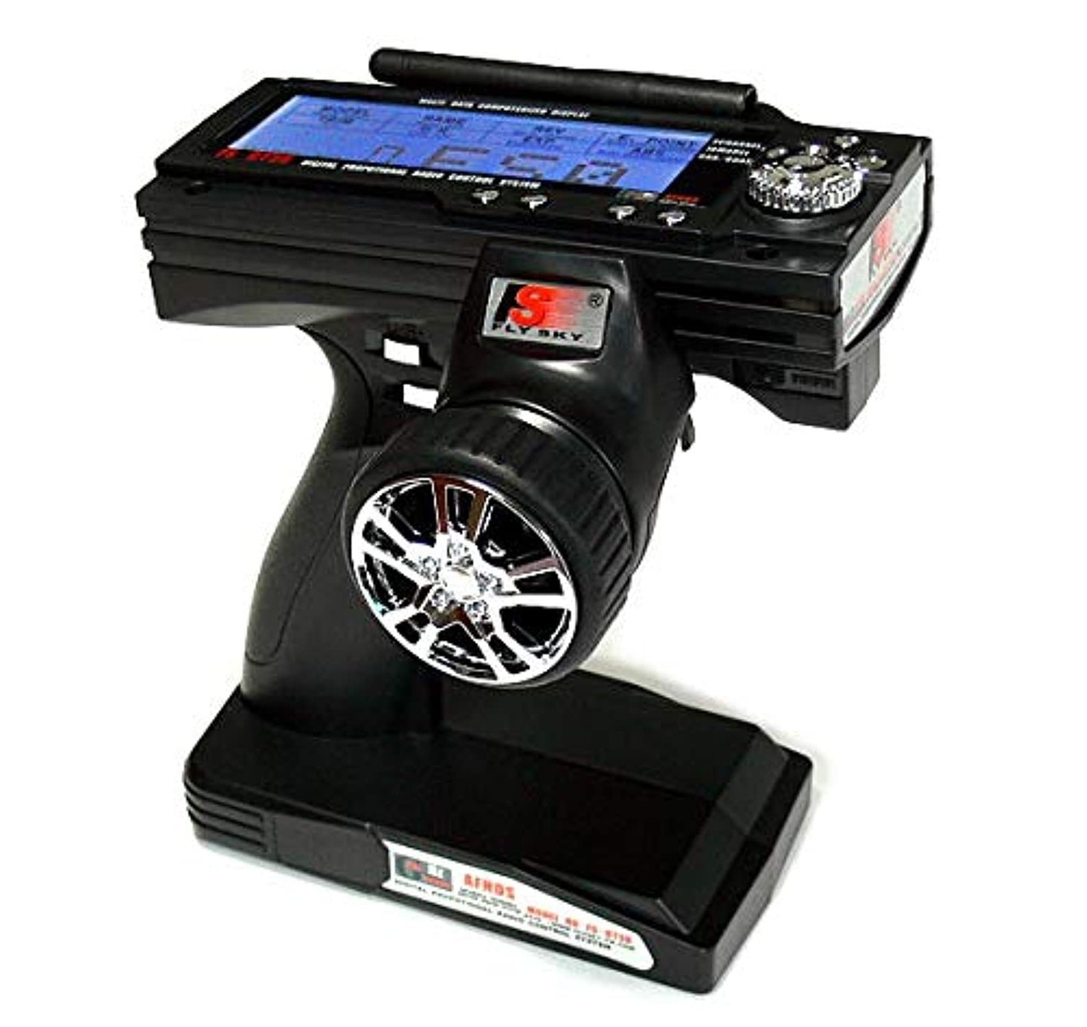 Flysky FS-GT3B RC Transmitter with FS-GR3E Receiver, 2.4GHz 3 Channels Remote...