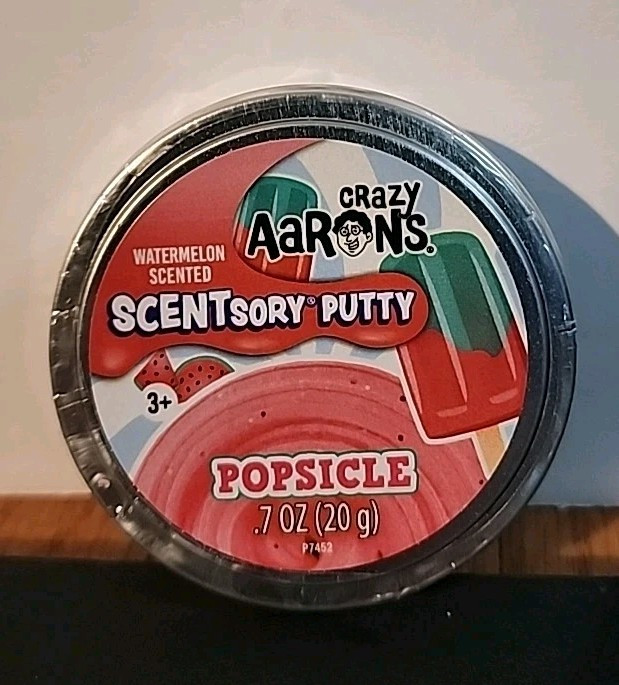 Crazy Aarons Scentsory Putty Popsicle Ages 3+ NEW Sealed Scented .7 Ounce