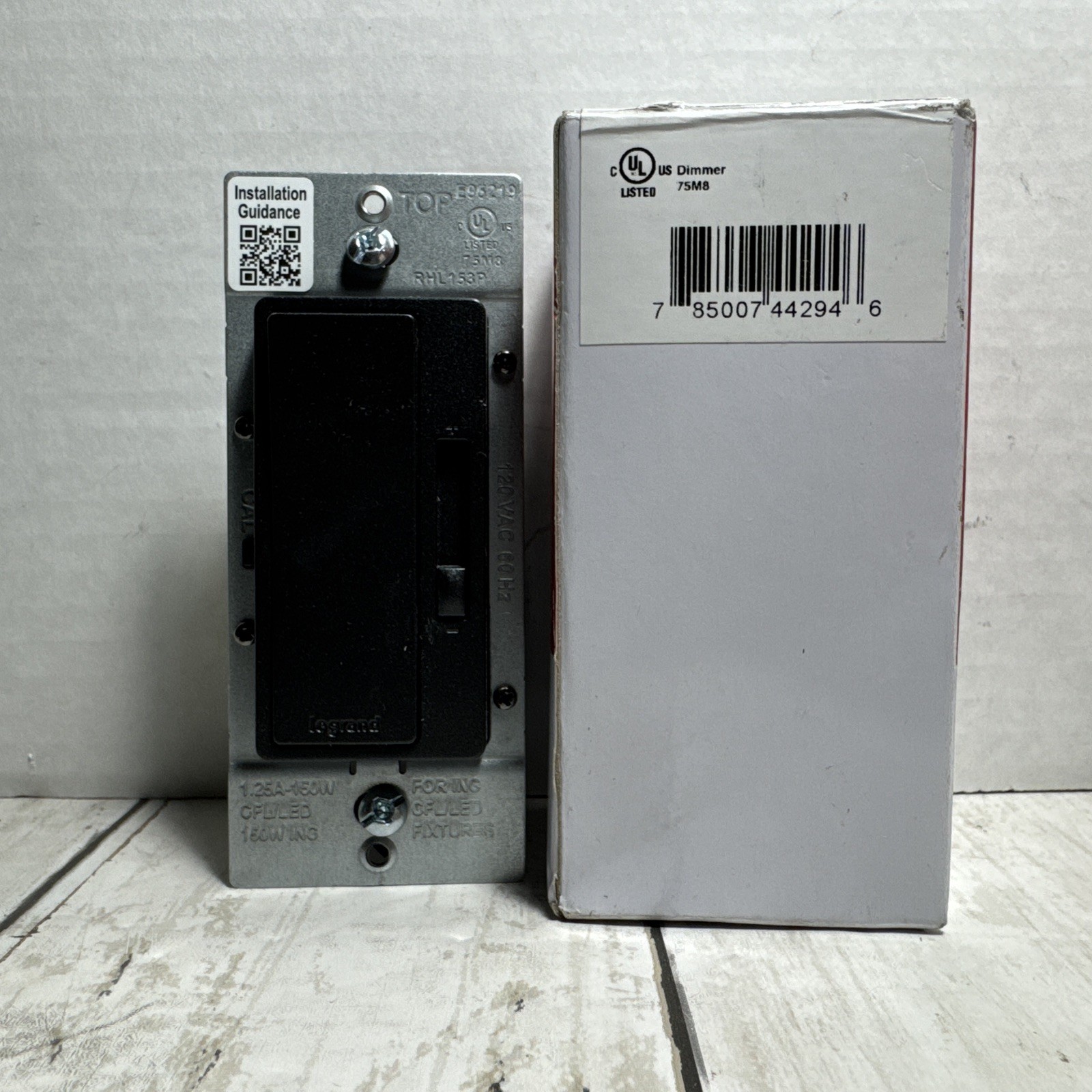 Graphite Legrand Radiant 150-Watt Single-Pole/3-Way LED Advanced Dimmer