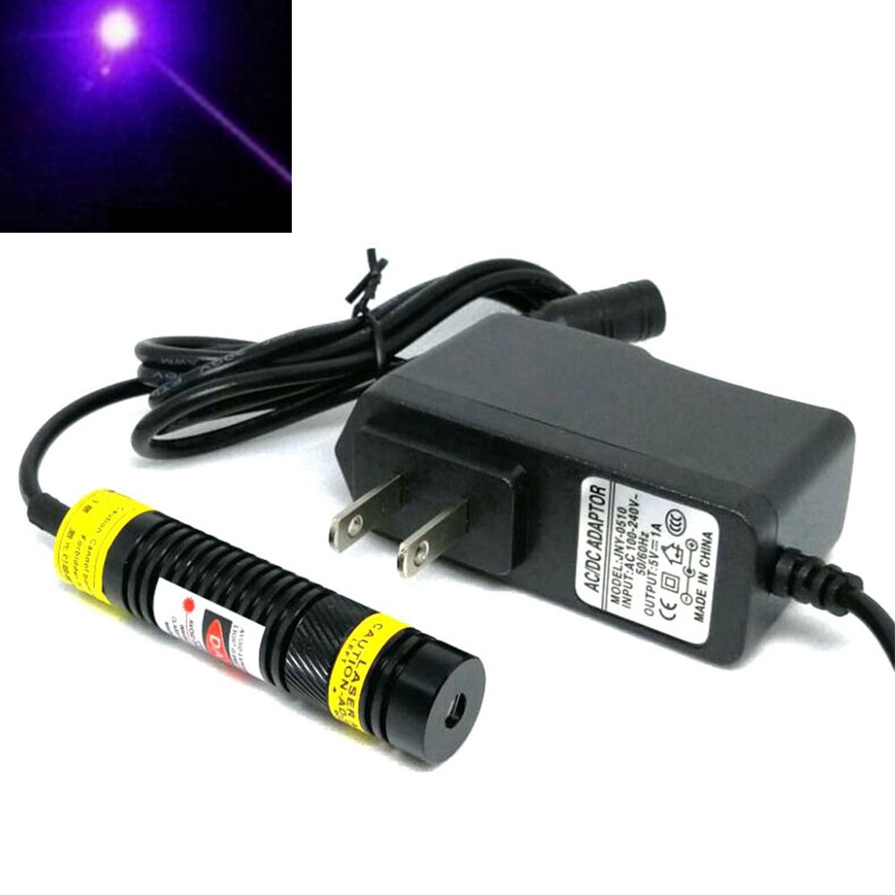 Dot Positioning Lights Focusable 405nm 100mw Purple Blue Laser Module 5V Power