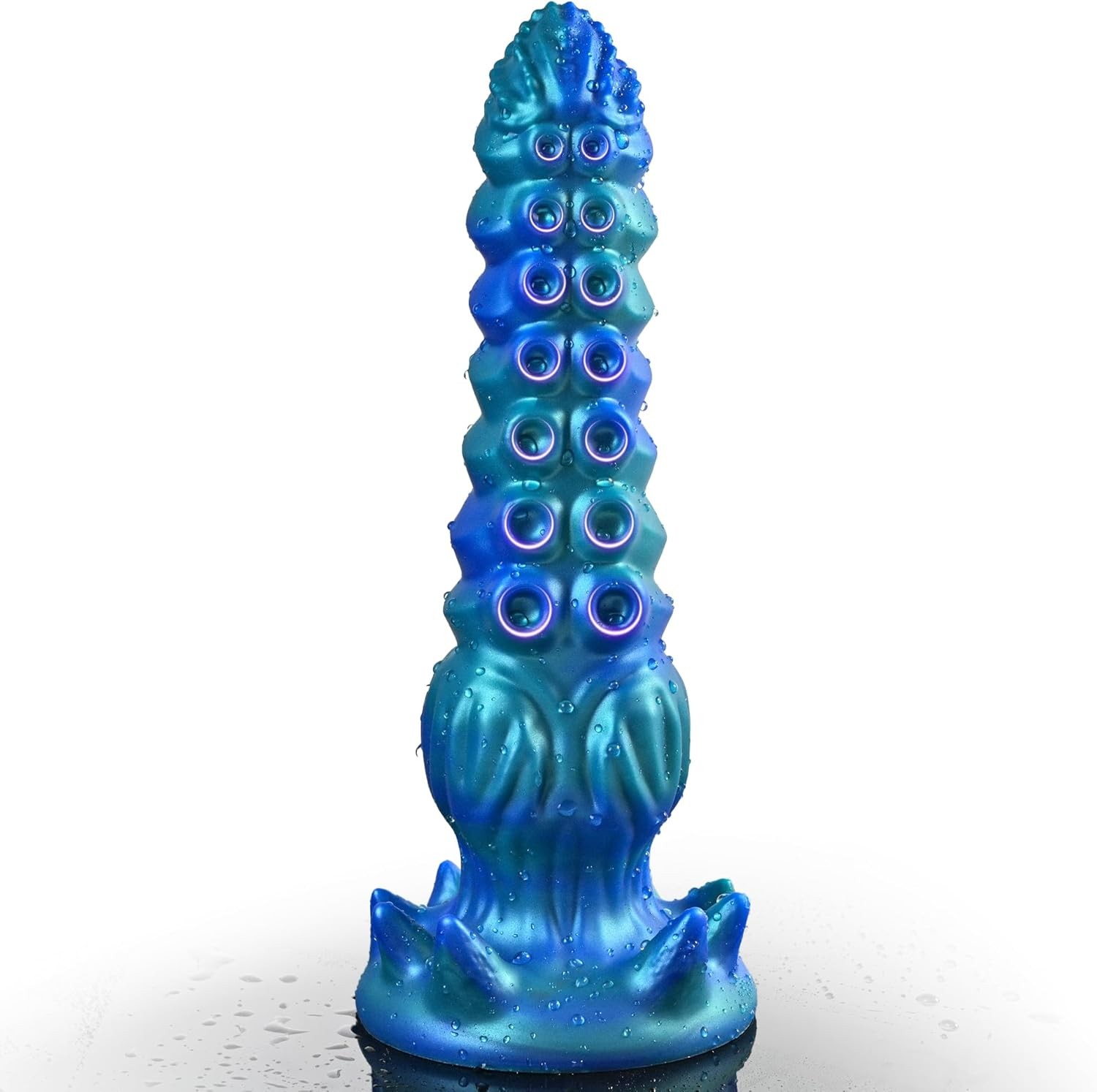 9.7in Huge Monster Tentacle Dildo - Big Fantasy Alien Knot Dildos, Thick Silicon