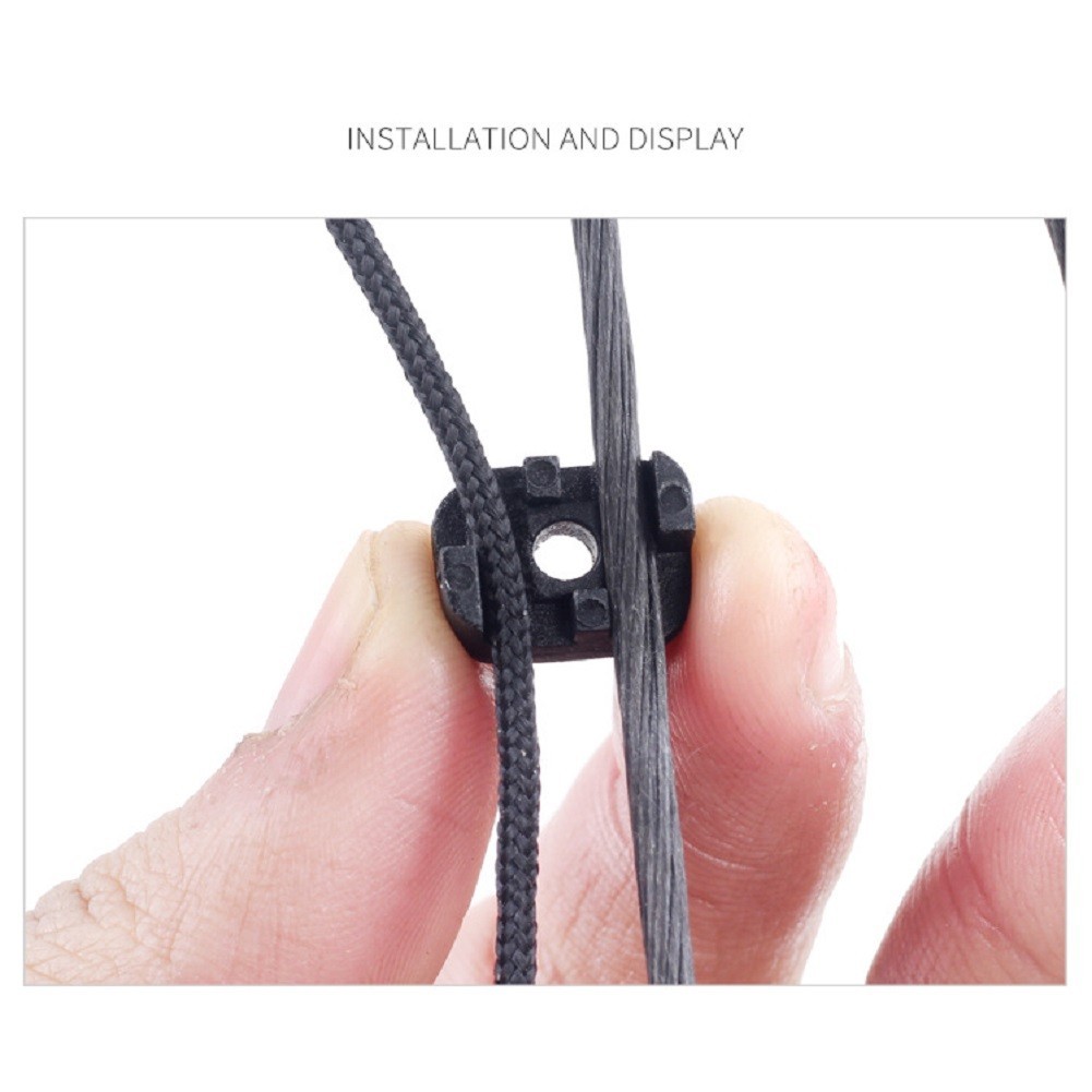 1*Archery Drop Away Arrow Rest Clamp Buckle Cable Fastener Clip For Compound Bow