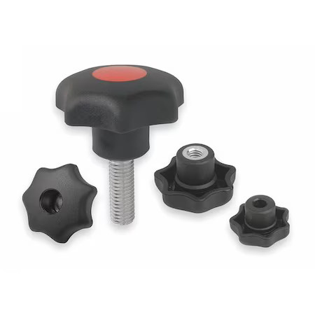 Kipp K0155.4101X60 Star Grip, Din 6336 Similar, D=M10x60, D1= 50, External