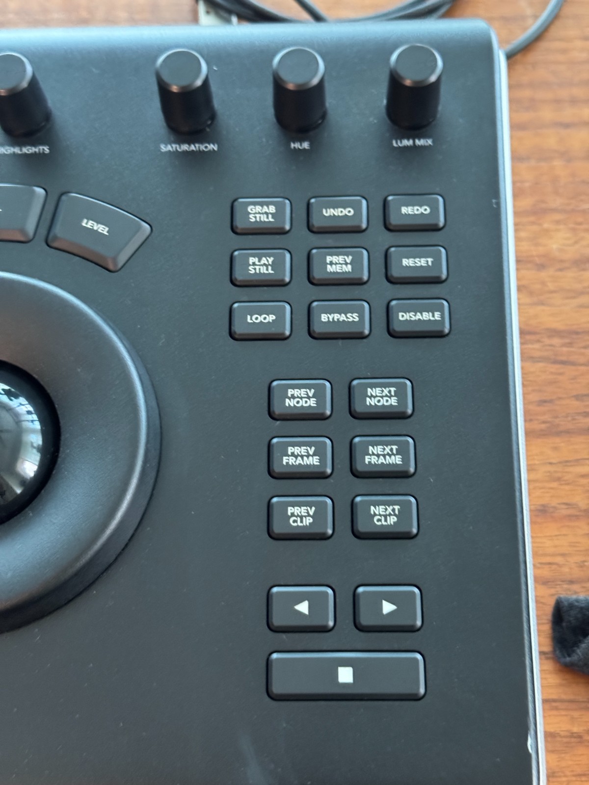 Blackmagic Design DaVinci Resolve Micro Panel w/ USB Cable_Used-Mint Conditions