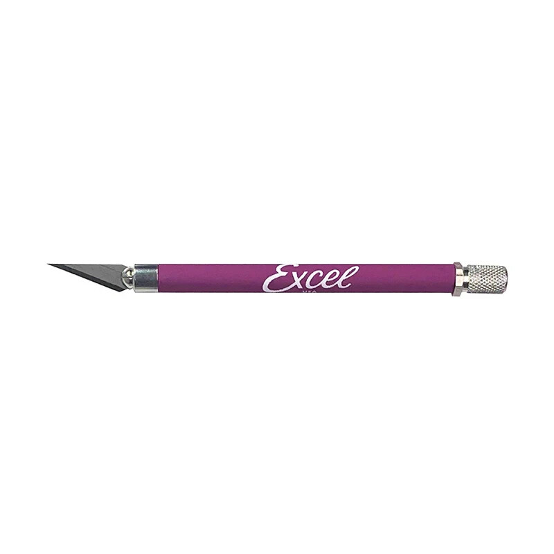 Excel #16024:  K18 PURPLE Grip-On Knife w/#11 Blade in the USA; NEW