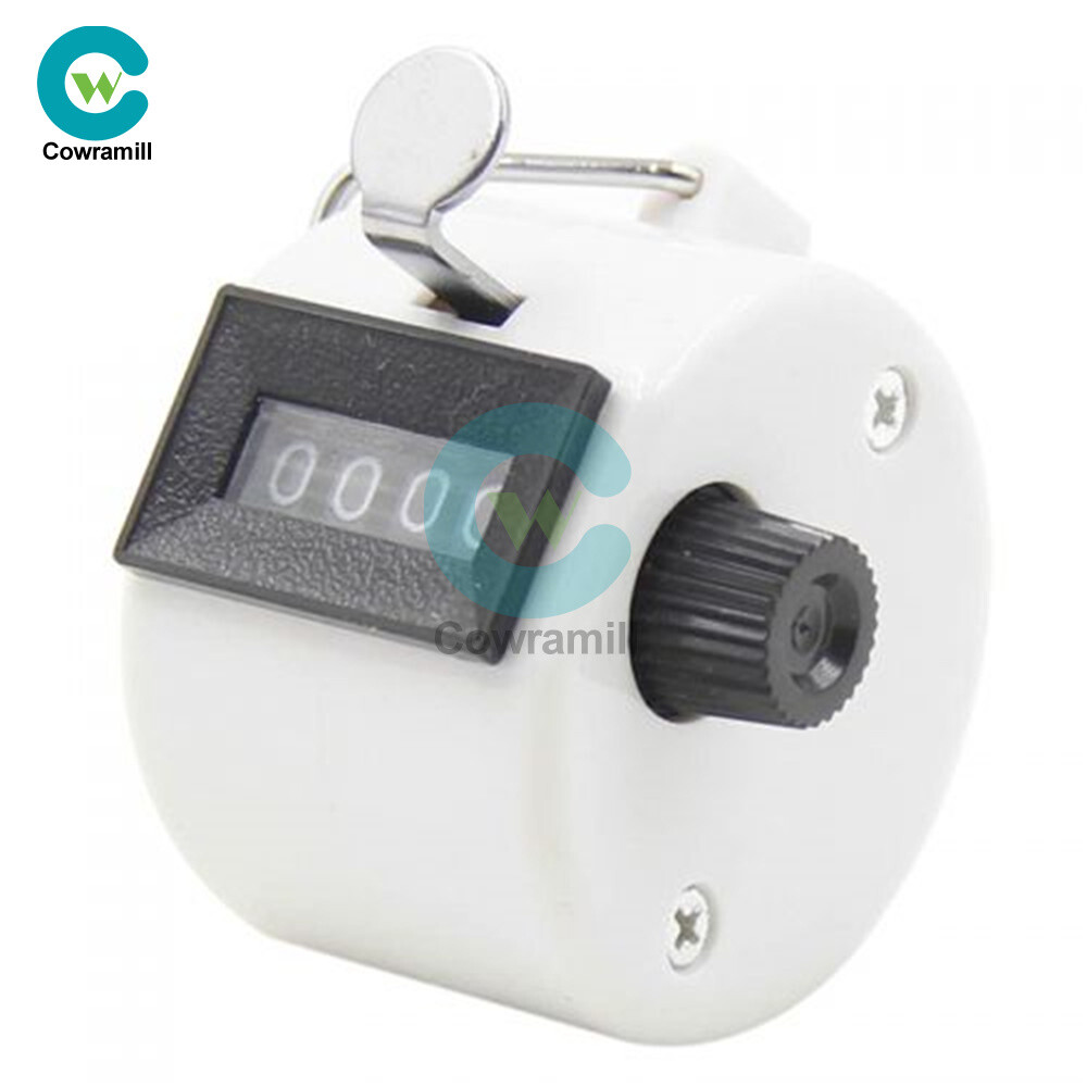 Handheld Mechanical Tally Counter Hand Held 4 Digit Counting Handy Convenient