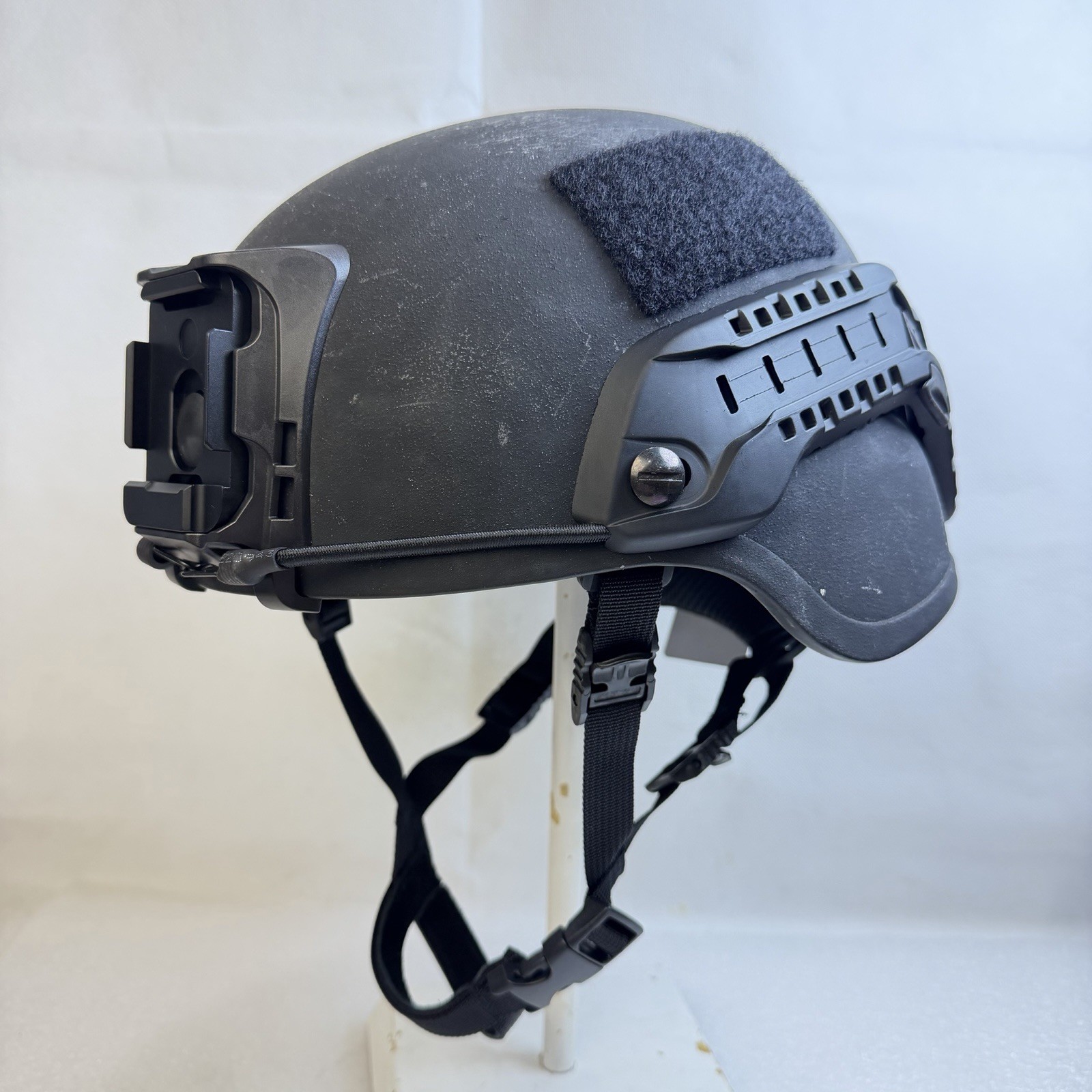 Medium SWAT Black ACH Ballistic Military Advanced Combat Helmet MICH MSA