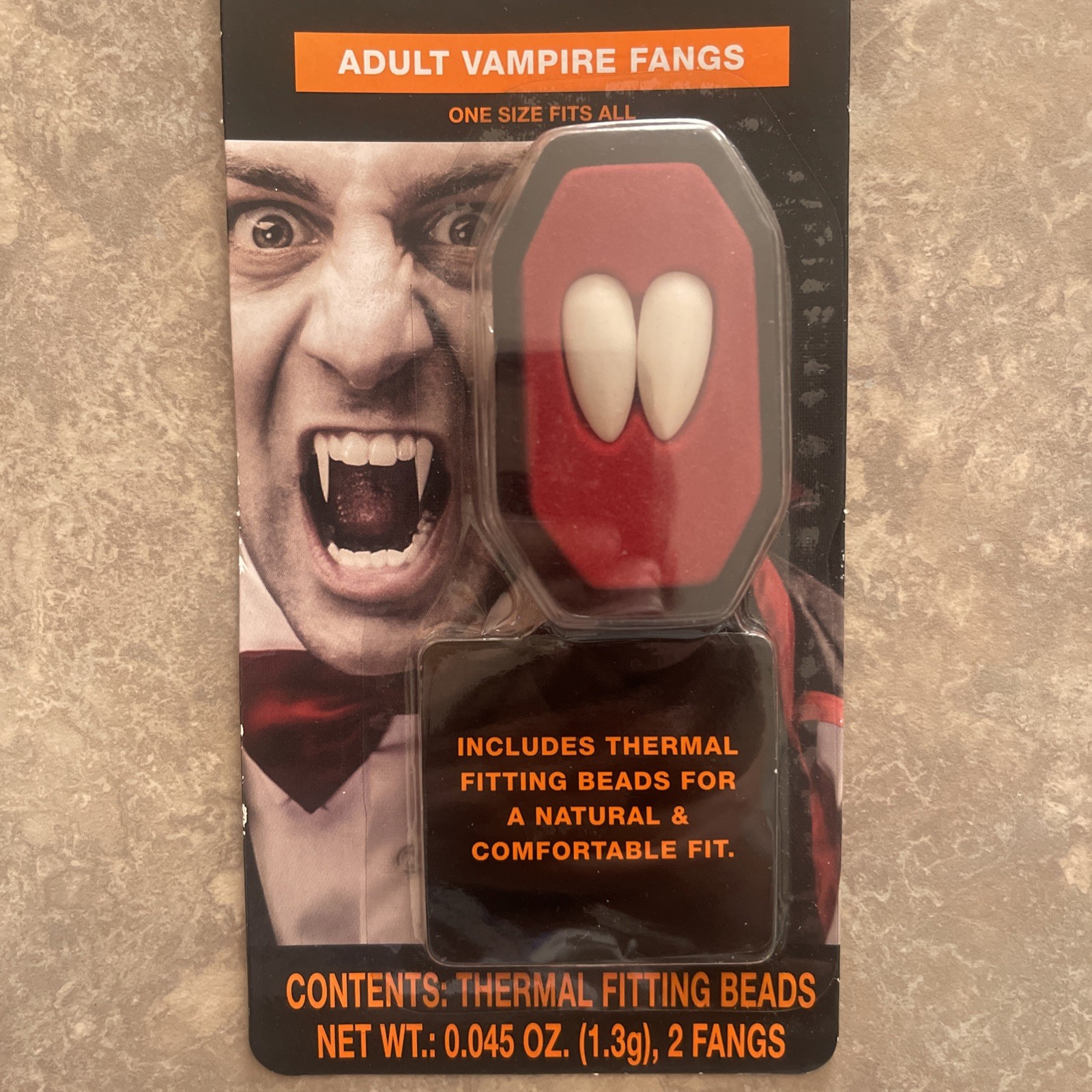 Adult Vampire Fangs Thermal Fit Costume Halloween Reusable Fake Teeth Cosplay