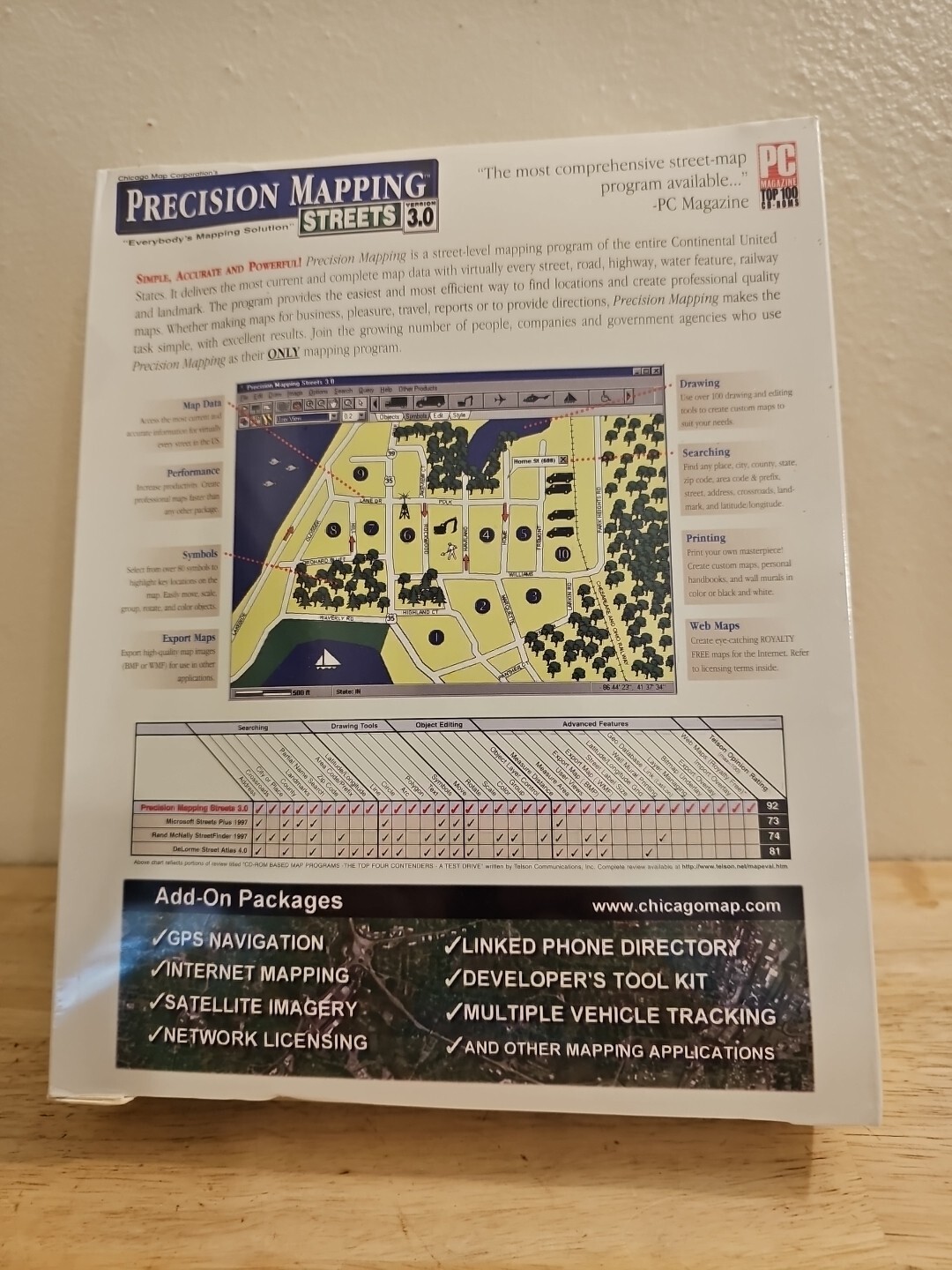 VTG. 1997 Precision mapping version 3.0 + Master Maps New Old Stock Software