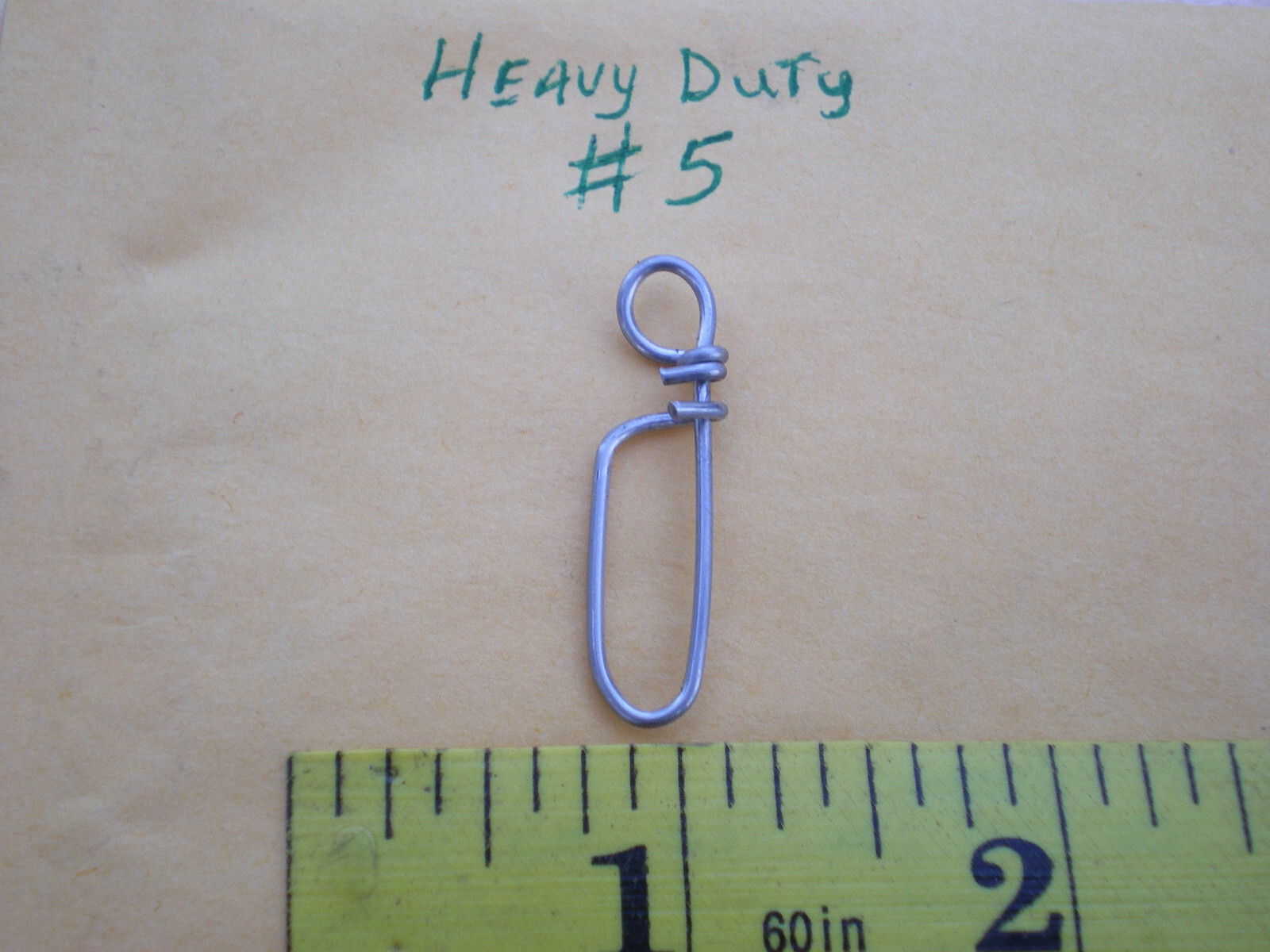 20 PCS HEAVY DUTY STAINLESS S. COASTLOCK SNAP #5, 250 LBS TEST .047X1-5/16"X3/8"