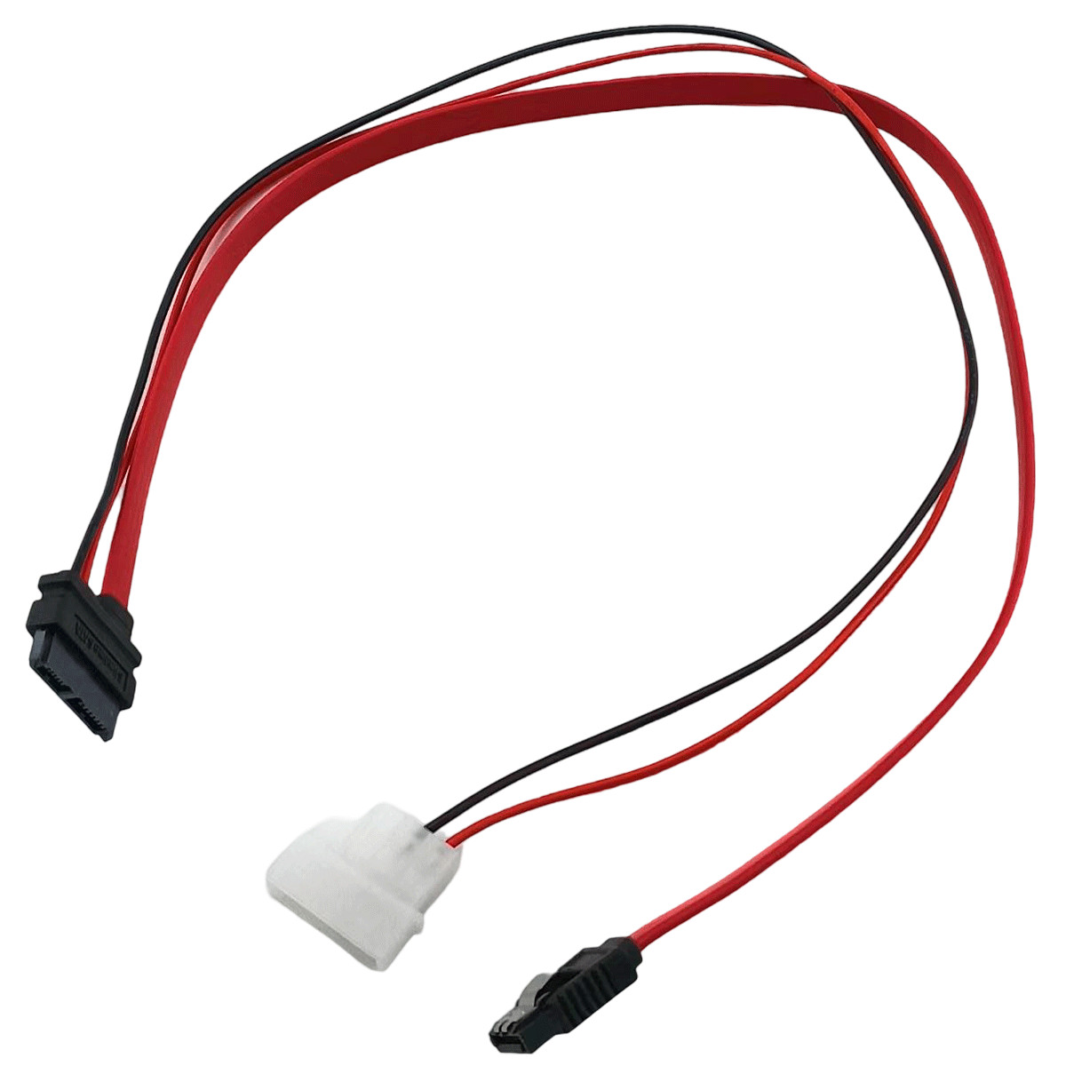 Slim 9.5mm 12.7mm DVD Burner SATA Data Power Cable Desktop Mini PC Internal Wire