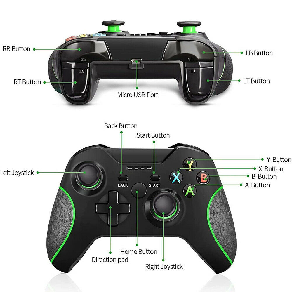2.4GHz Wireless Controller For Microsoft Xbox One / S / X / E / Win 7 8 10 / PC