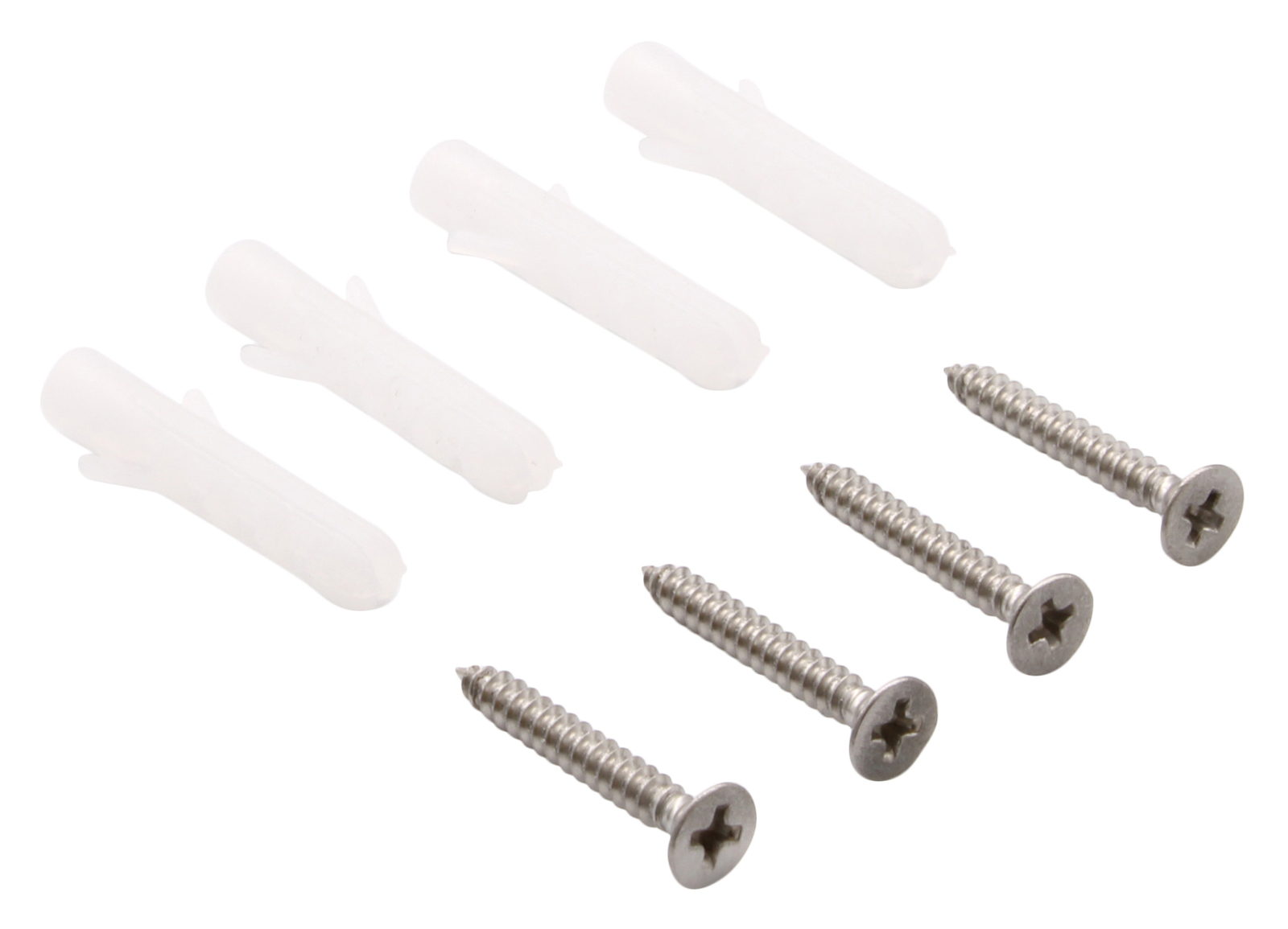 CRL MC01BN Brushed Nickel 5/8" Wide Mirror Clip Set