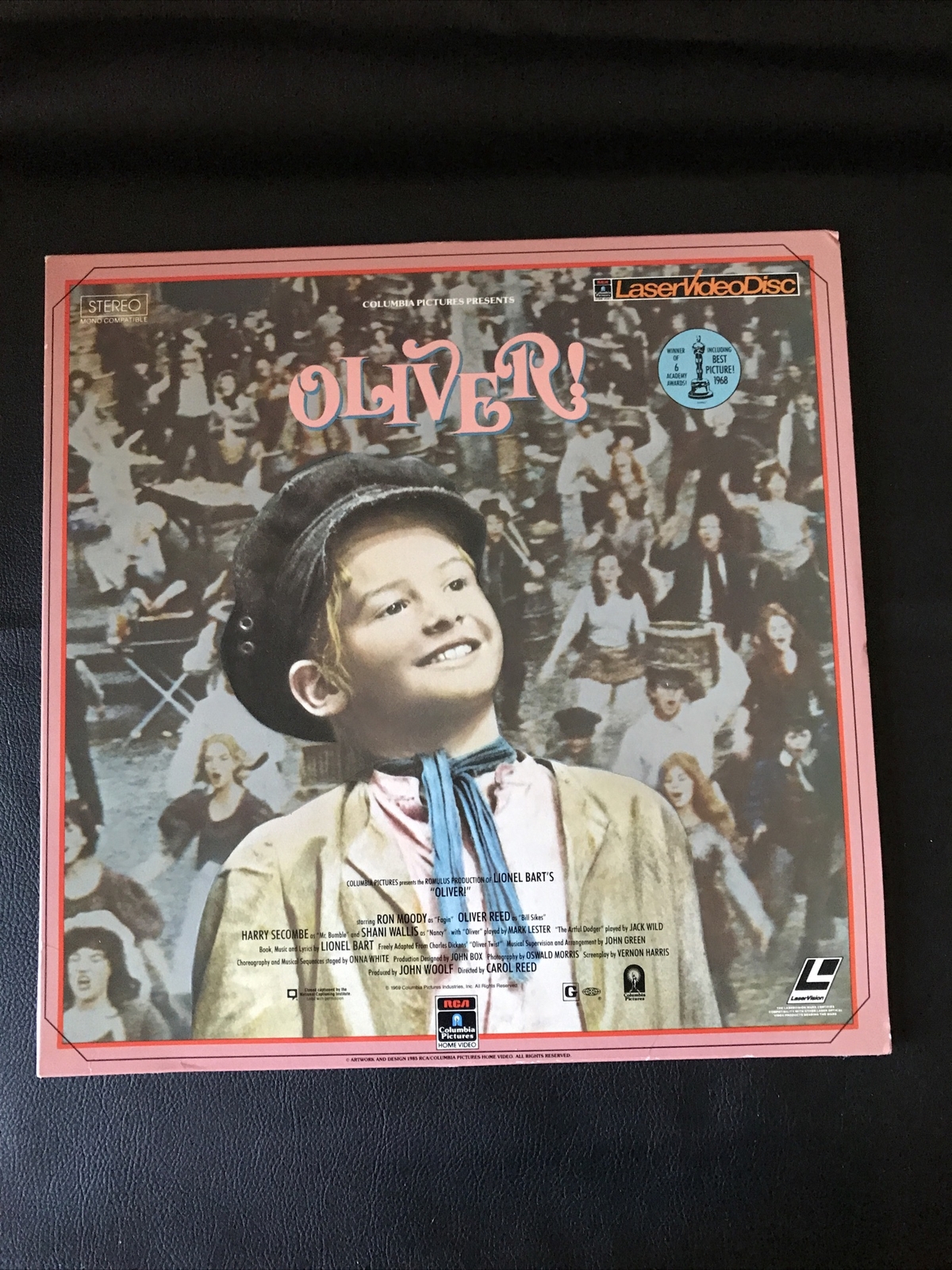 OLIVER! 2-Laserdisc LD GREAT FILM redbin