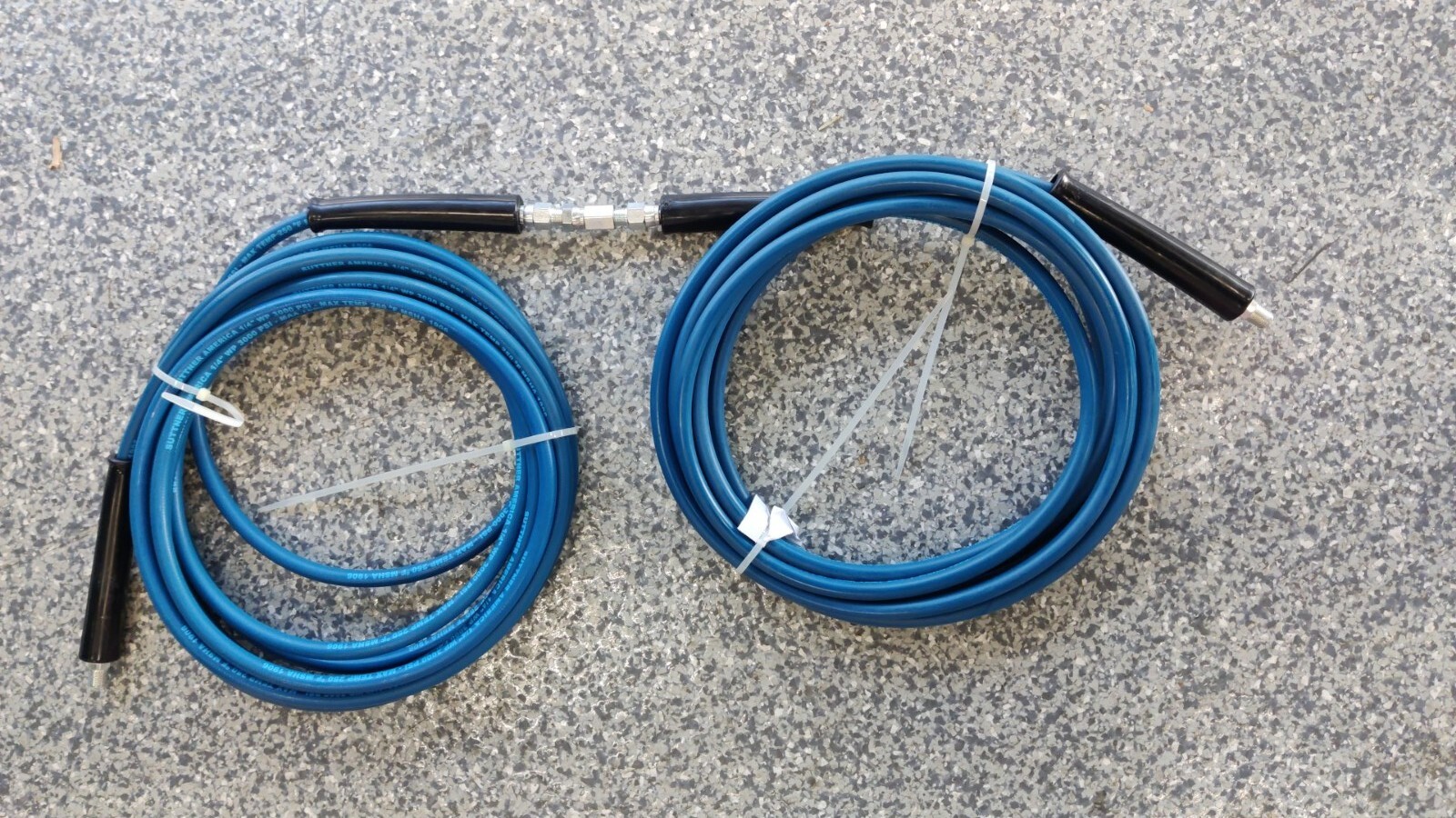 Suttner America 1/4"  50' (2*25+ Connection) Carpet Solution Hose 3,000 PSI 250f