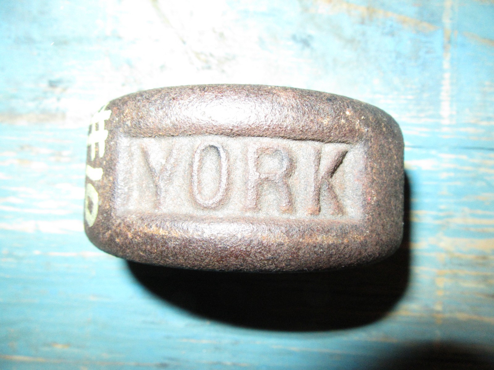 YORK Roundhead Half 10 Pound Blob Grip YORK Side 1st Generation
