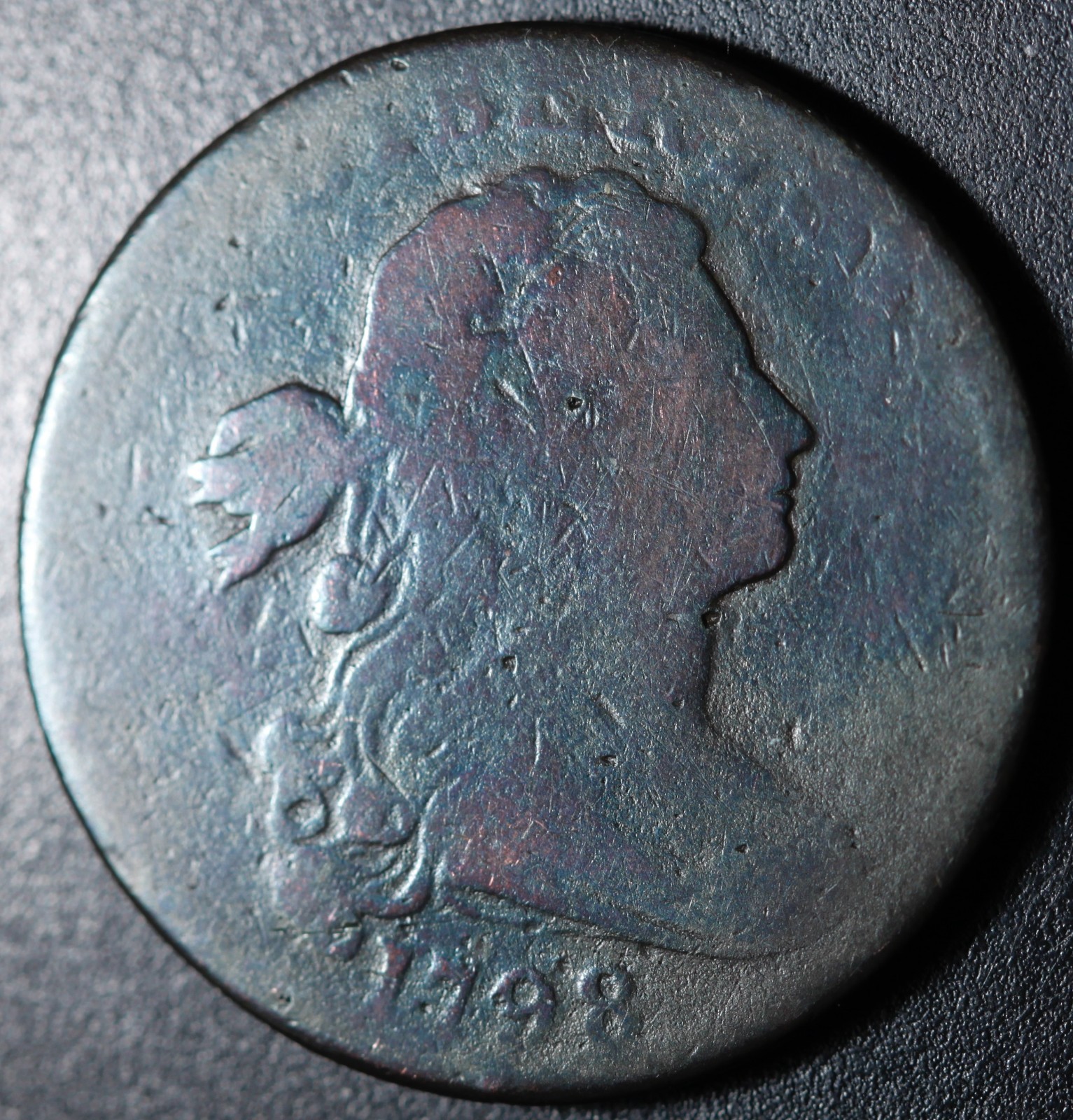 1798 DRAPED BUST LARGE CENT
