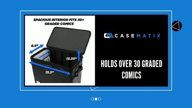 Graded Comic Book Storage Bin Fits 30 Slabs Fire Resistant Lockable Dividers