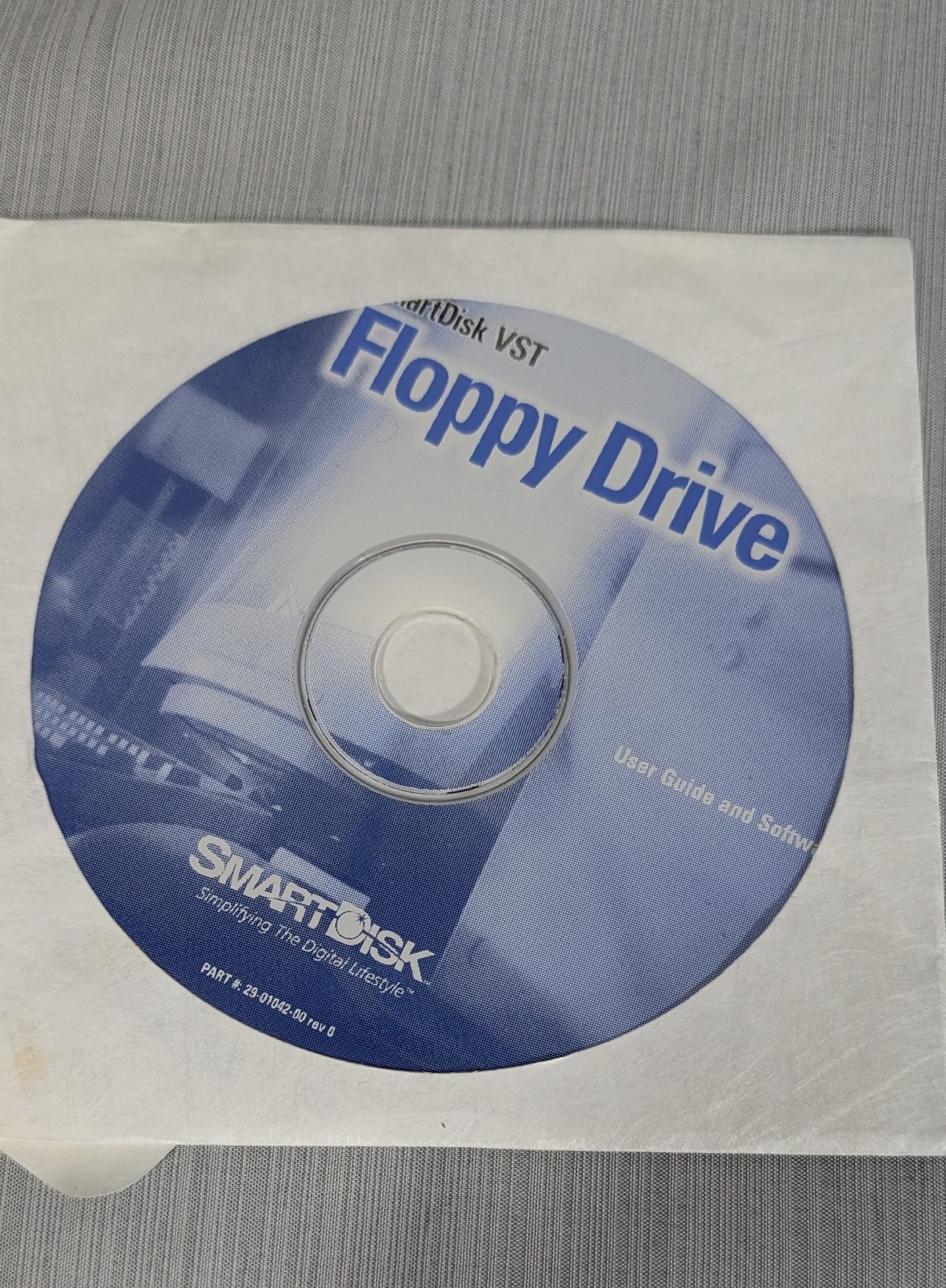 SmartDisk External USB 3.5" Floppy Drive for PC or Mac/Titanium Edition/Tested