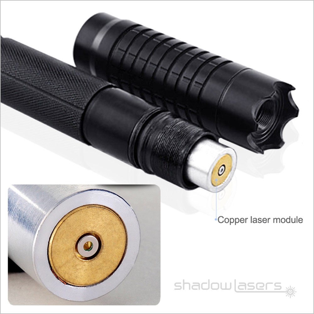 THCQ6 Adjustable Focus 488nm Flashlight Visible Beam +Charger+Box