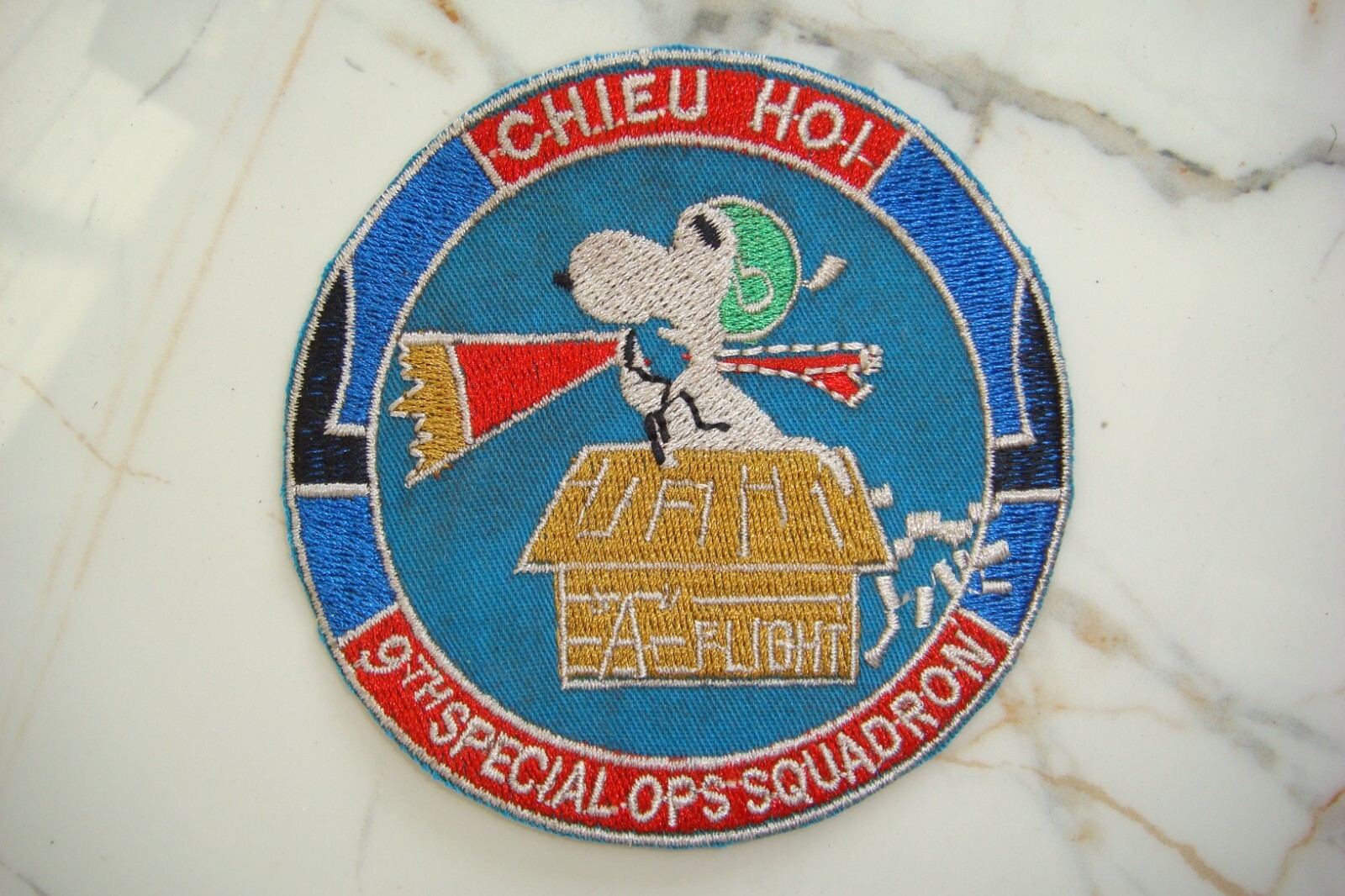 US A FLIGHT 9th SPECIAL OPERATIONS SQUADRON "SOS",  VIETNAM WAR PATCH