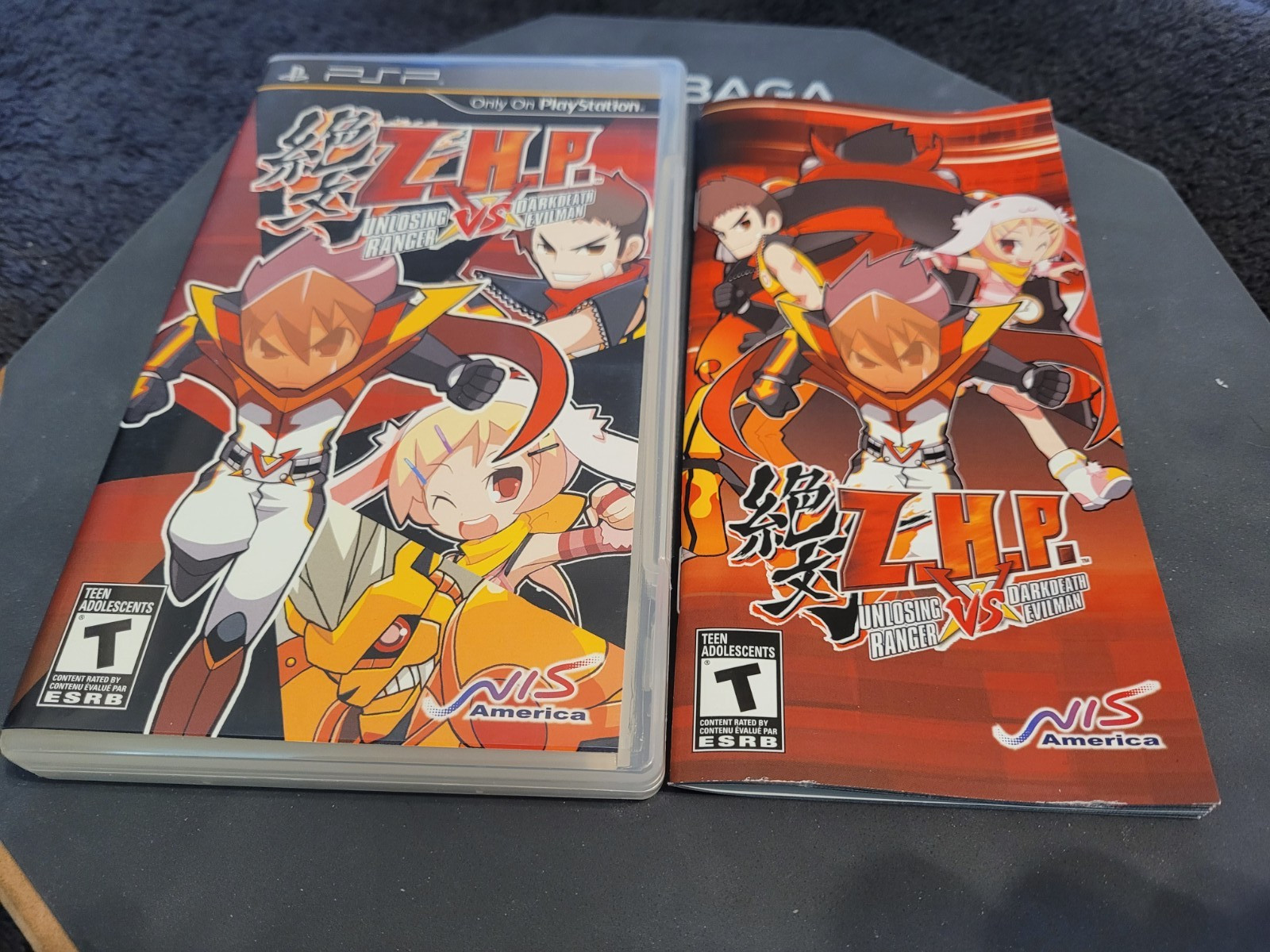 Z.H.P: Unlosing Ranger vs. Darkdeath Evilman (Sony PSP) - Case and Manual ONLY